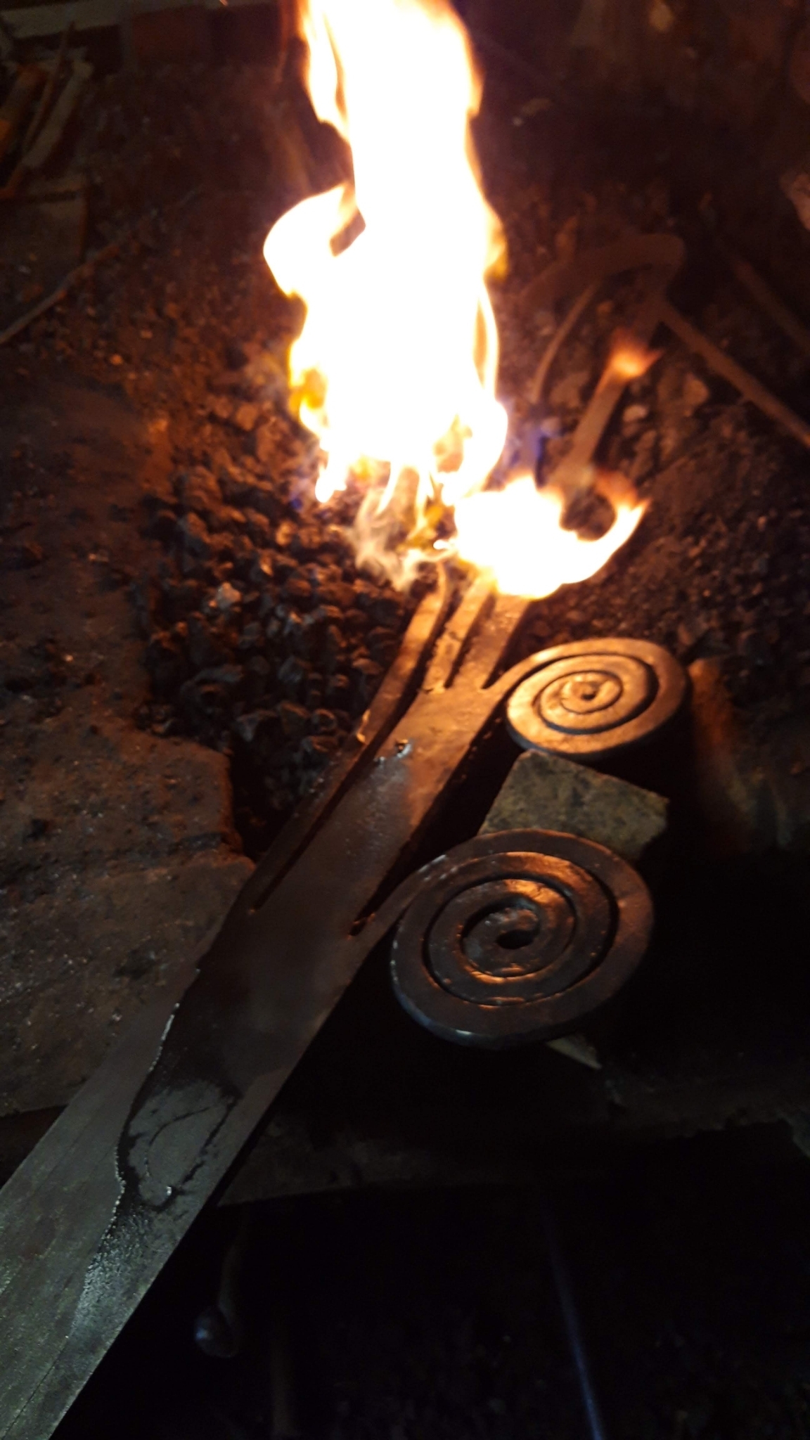 Visite et démonstrations à la forge de fontenilles