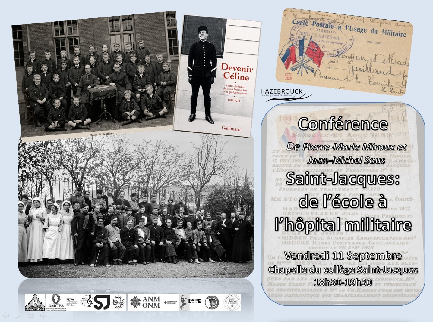 Conférence: Saint-Jacques de l'école à l'hôpital militaire