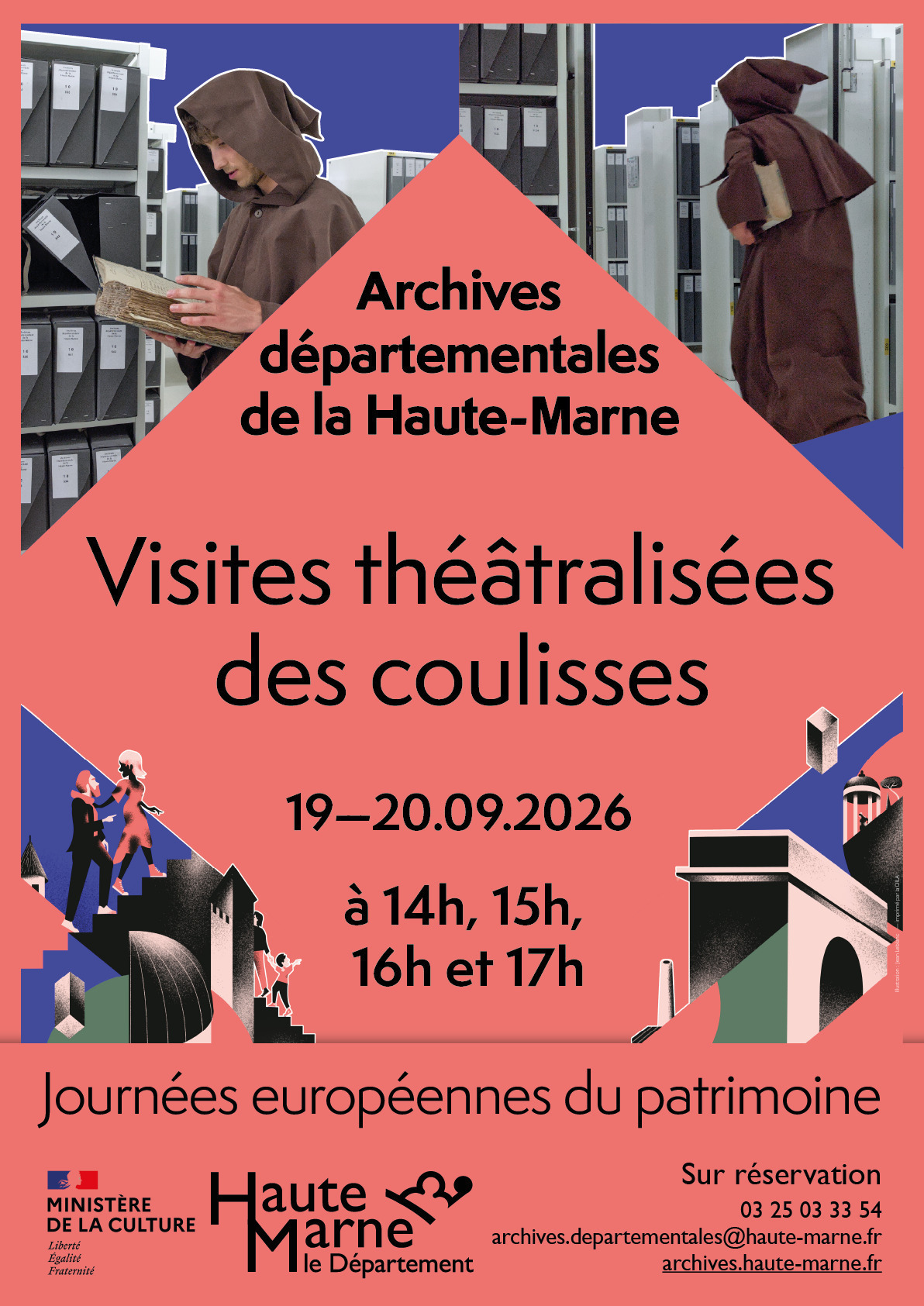 [Journées européennes du Patrimoine] Visites théâtralisées des coulisses des Archives départementales