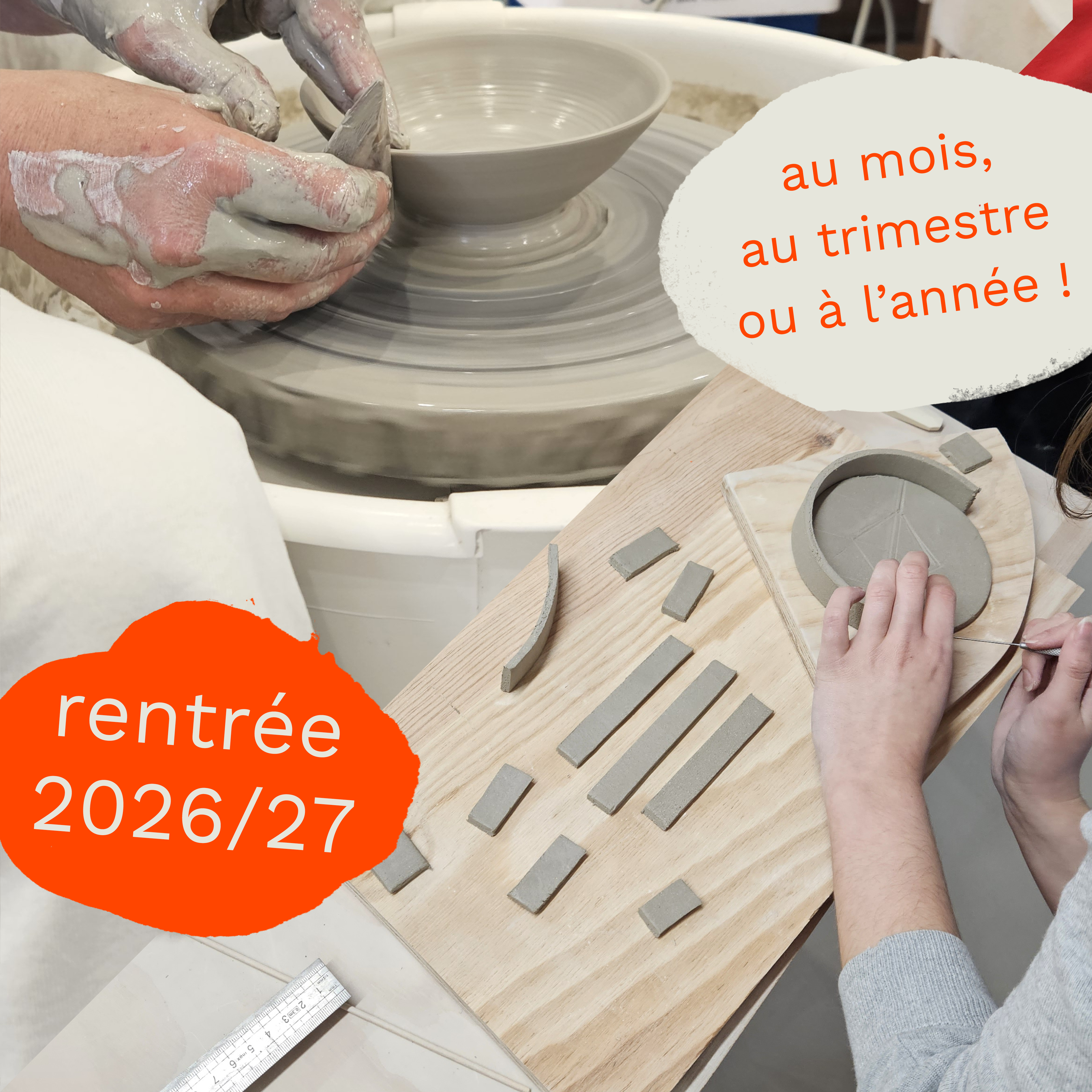 Cours mixte (modelage & tournage)