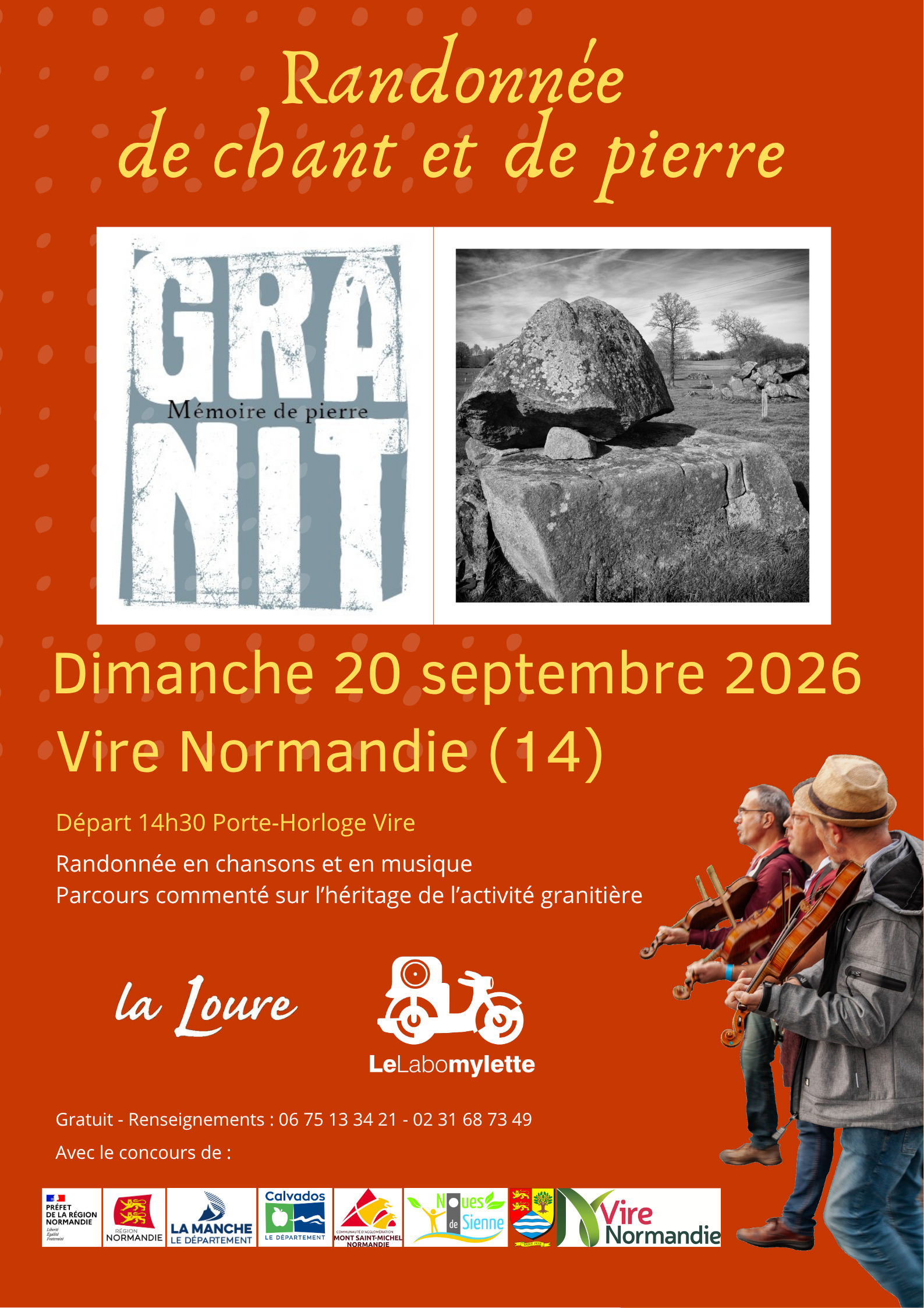 Circuit : randonnée de chant et de pierre