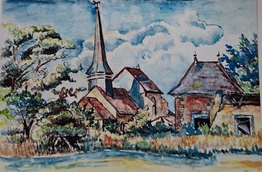 Le patrimoine de Fuligny vu par les artistes : peintres, dessinateurs, photographes.