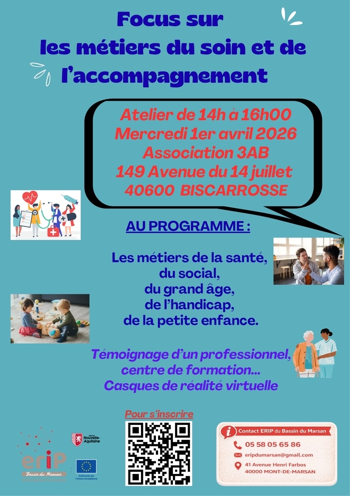 Découverte des métiers de la santé et de l'accompagnement