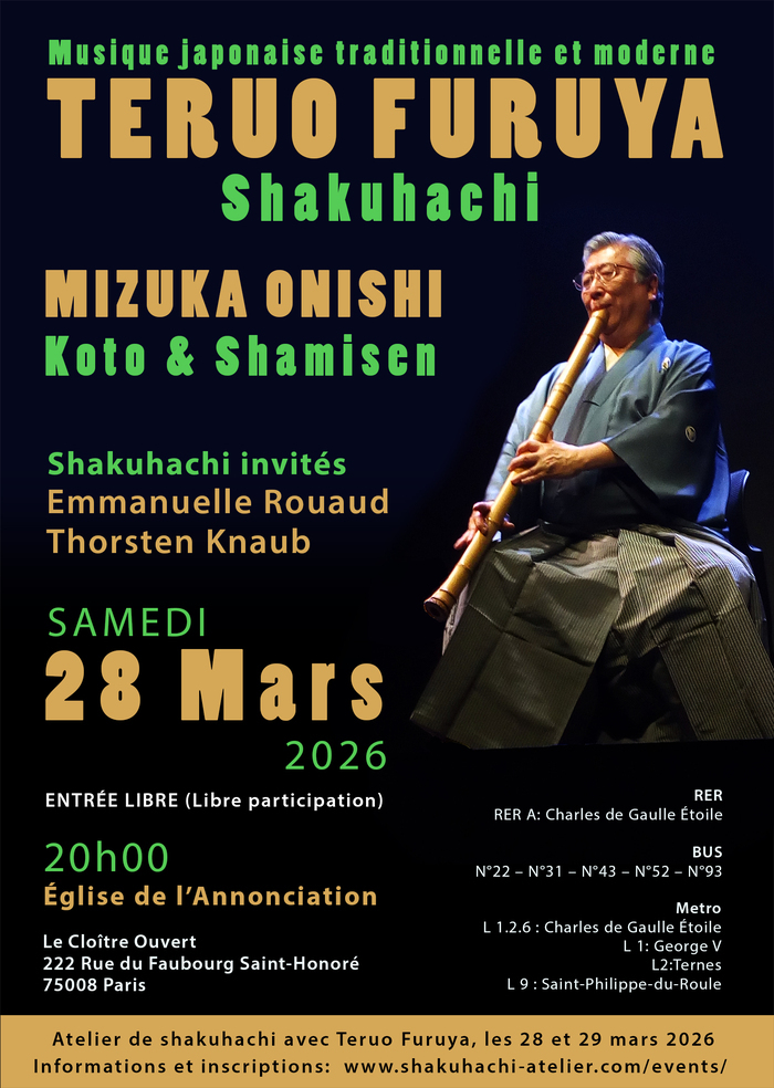 Concert Musique Traditionnelle et Moderne du Japon