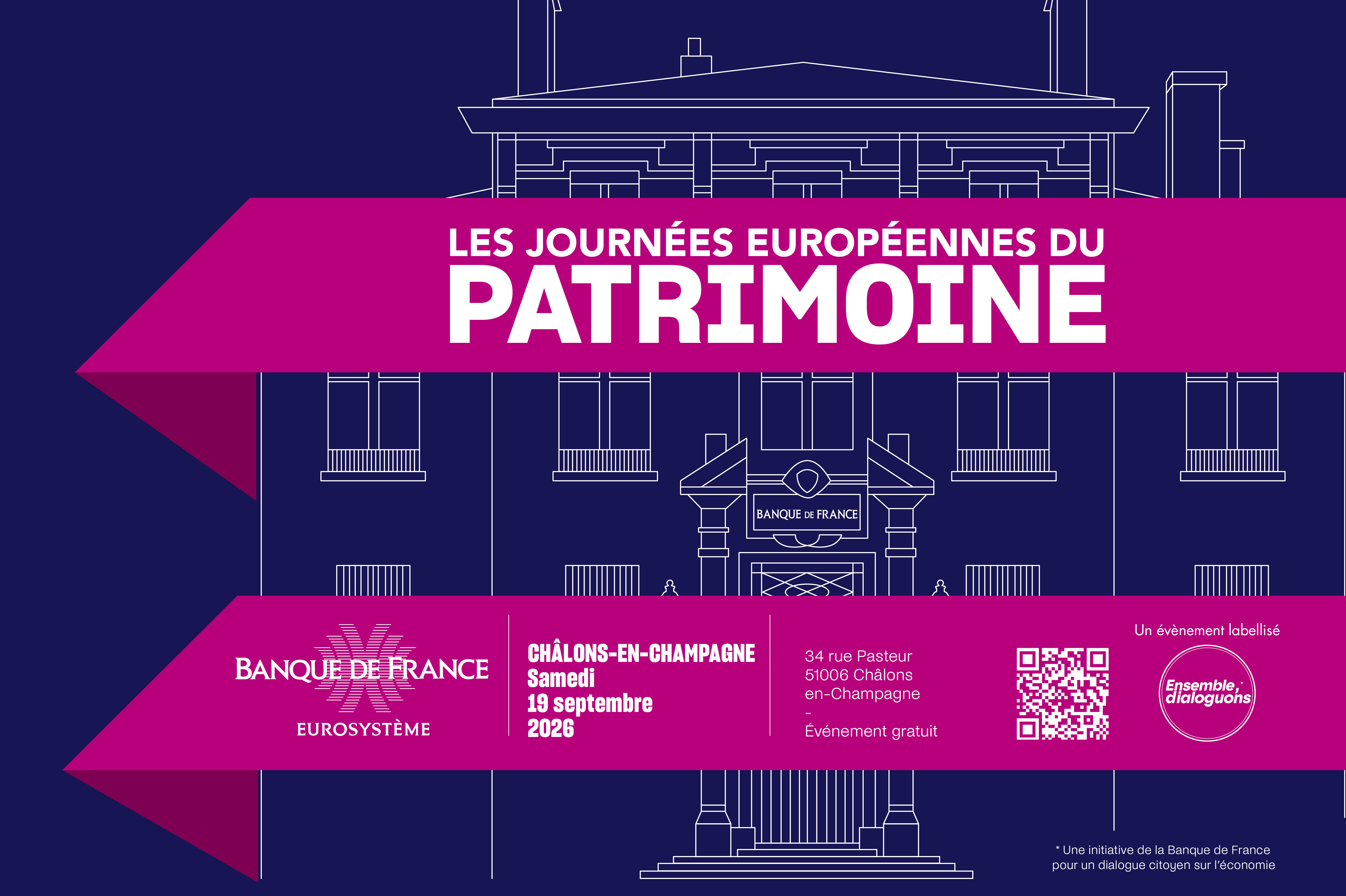 Venez découvrir la Banque de France à Châlons-en-Champagne