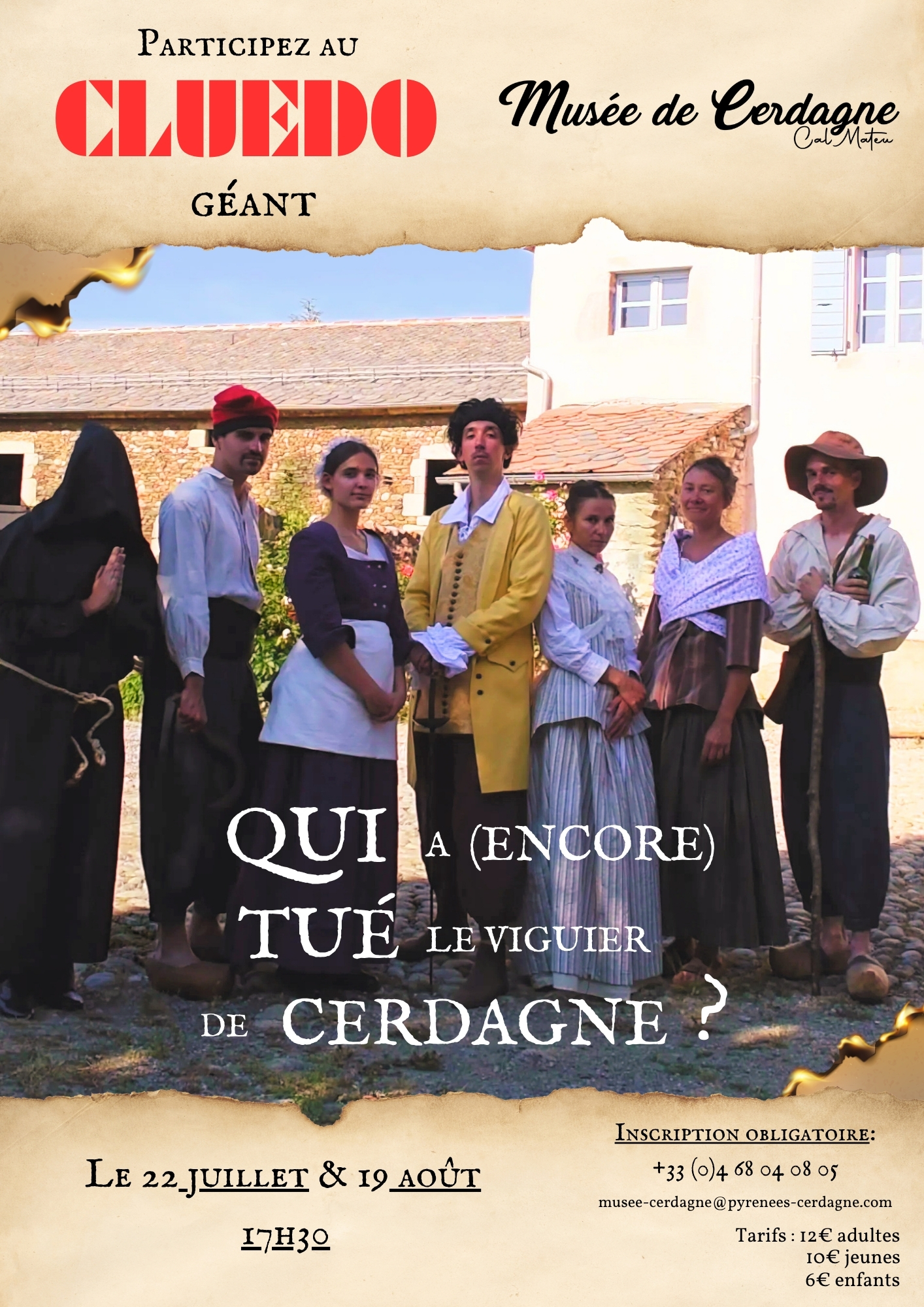 Cluedo géant au Musée de Cerdagne