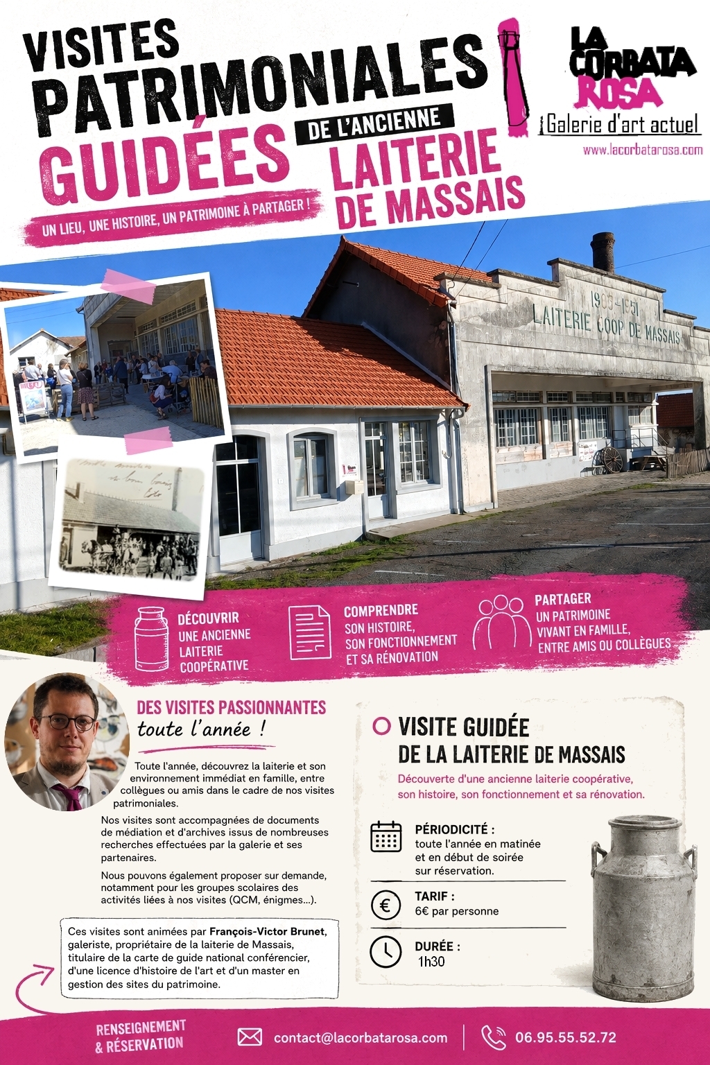 A la découverte de l'ancienne coopérative laitière de Massais et sa réhabilitation en cours
