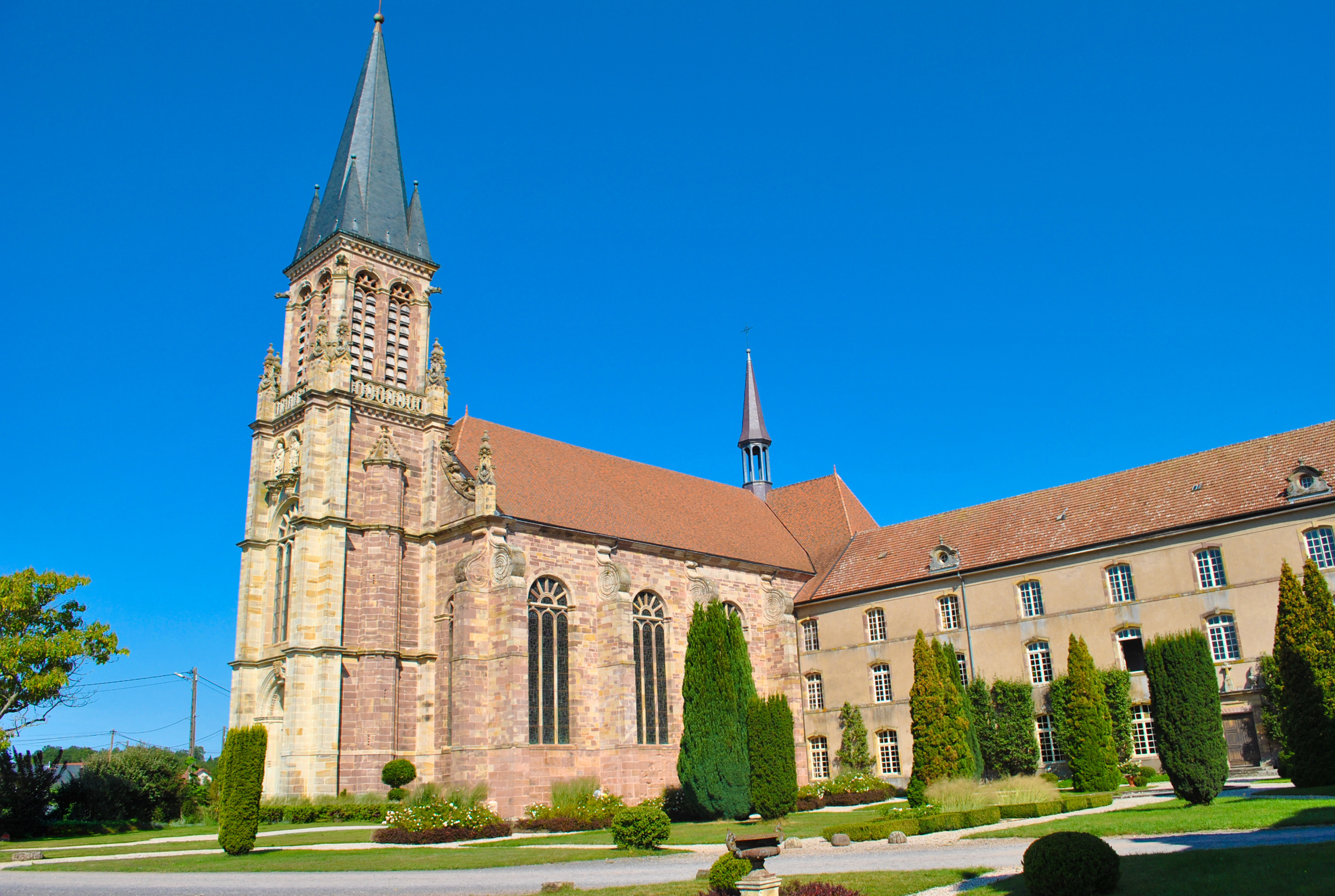 Visite de l'abbaye d'Autrey et de ses jardins
