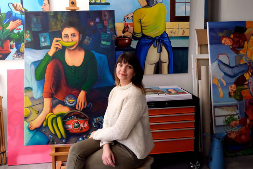 Exposition des peintures de Pauline Girard
