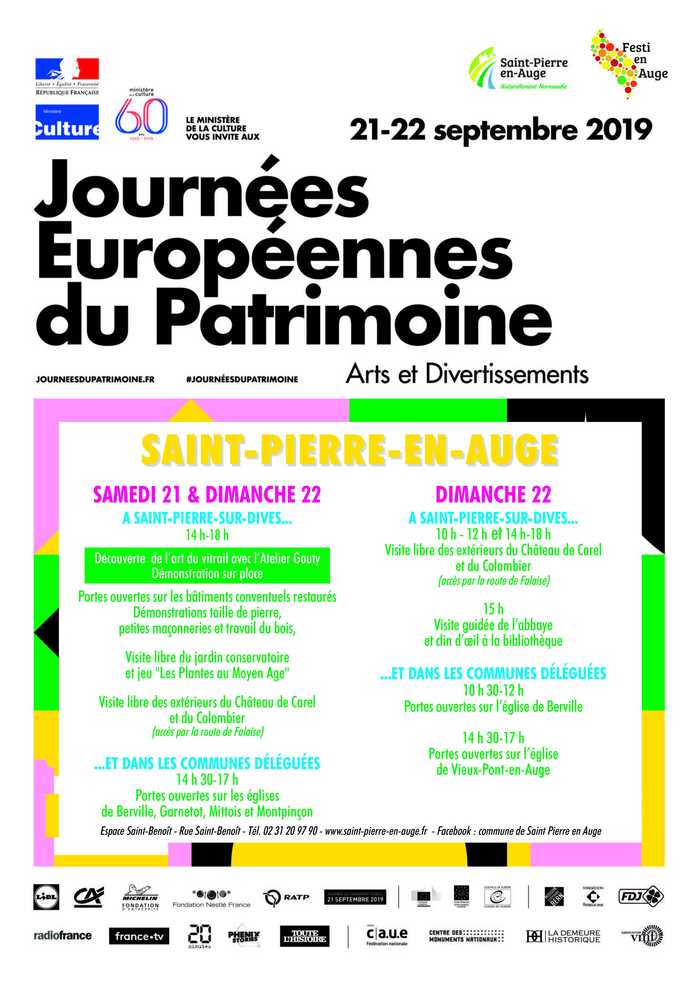 JOURNEES EUROPEENNES DU PATRIMOINE