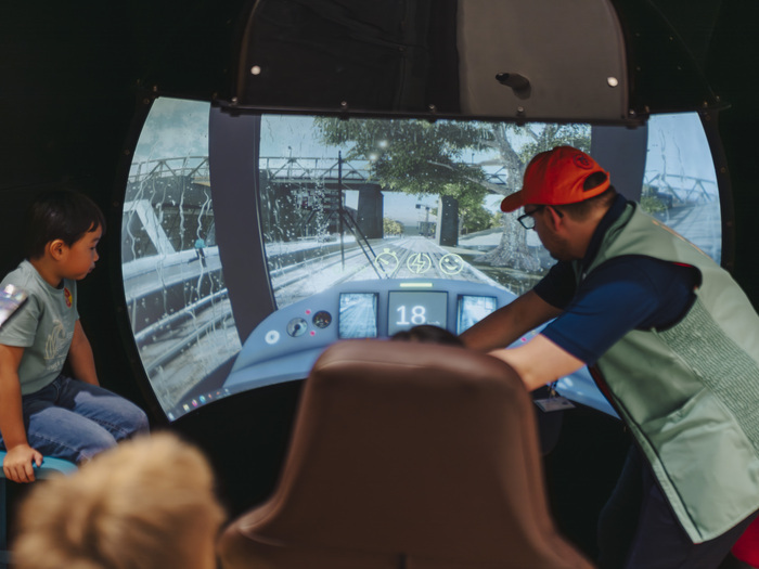 Conduite de simulateurs de conduite de tramway et du MS61