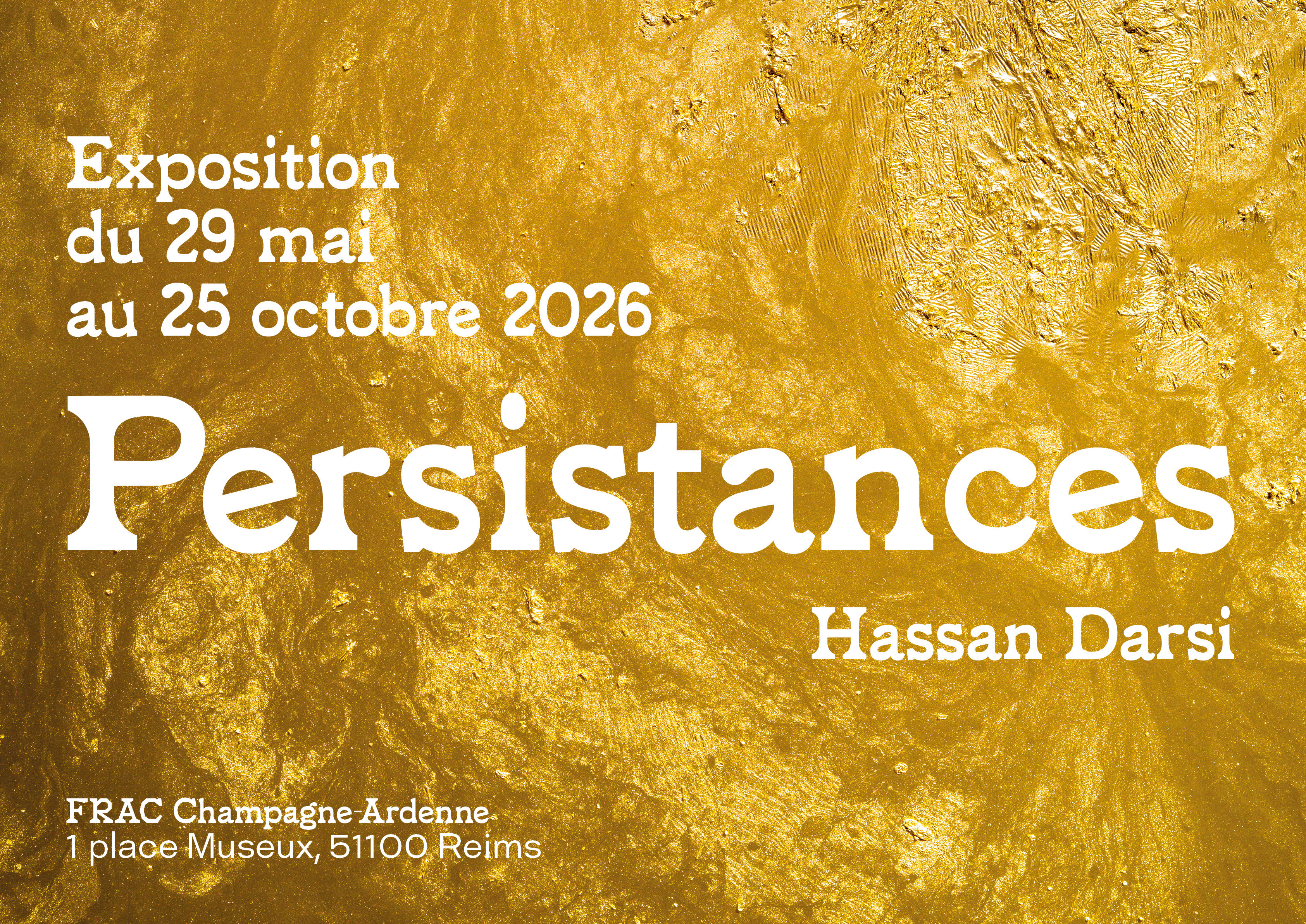 Hassan Darsi, "Persistances"