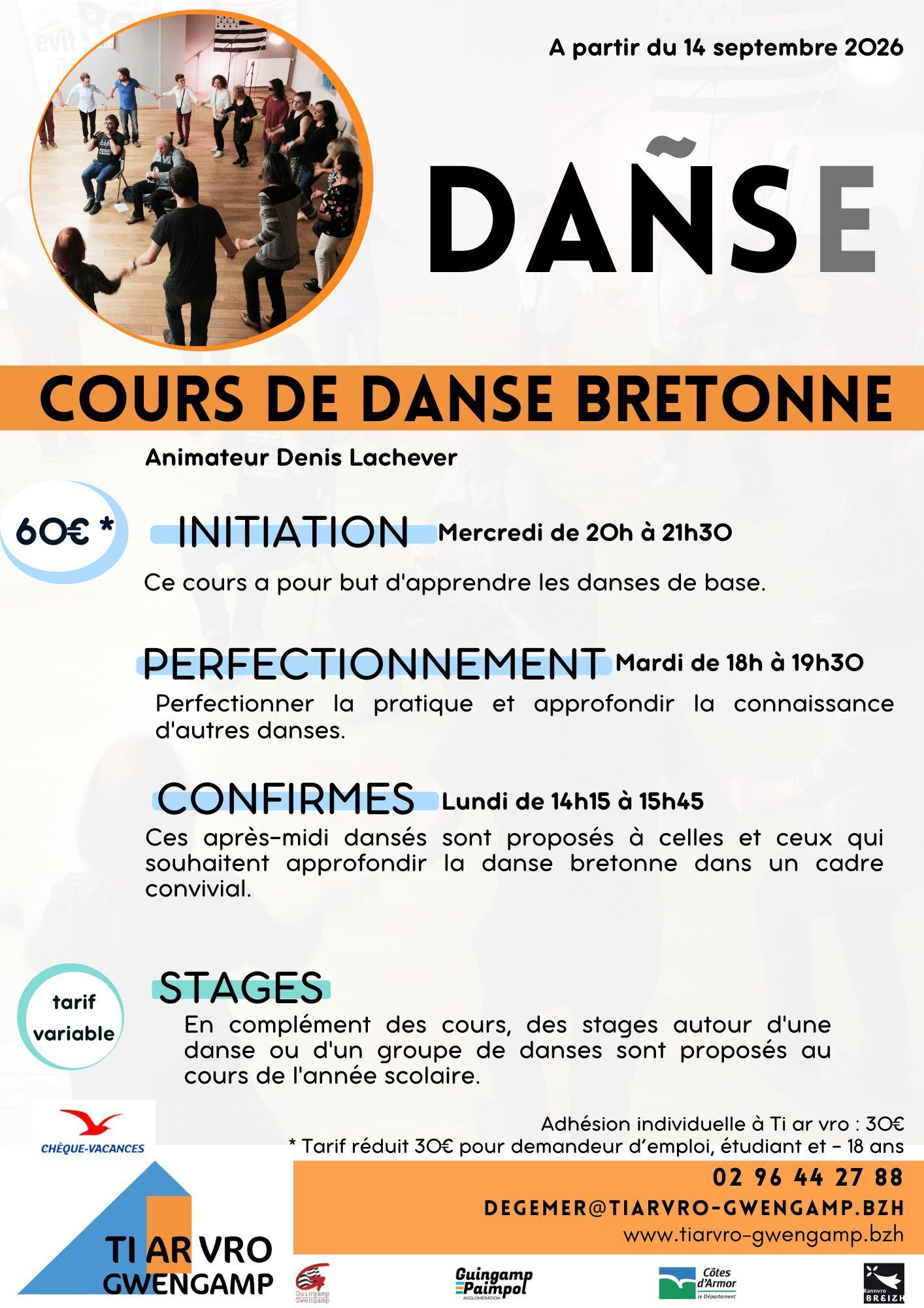 Cours de danse bretonne