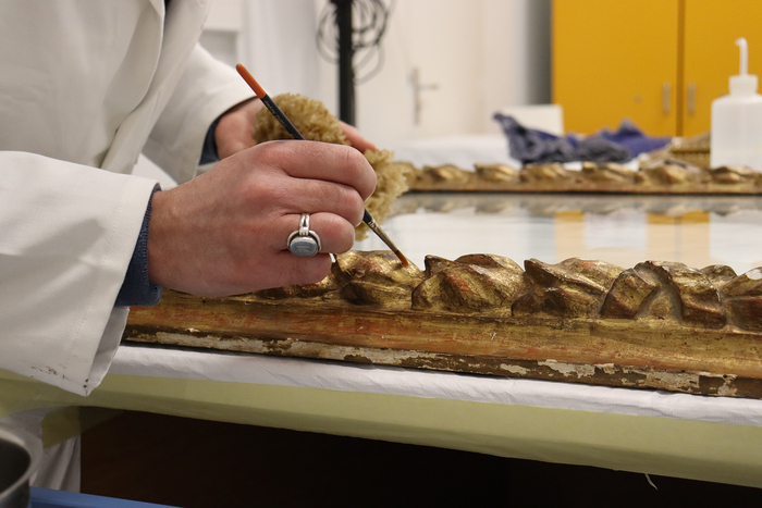 Les coulisses de la conservation des cadres du musée des Beaux-Arts