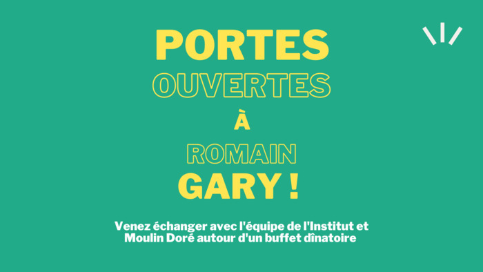 PORTES OUVERTES À L’INSTITUT FRANÇAIS DE JÉRUSALEM – ROMAIN GARY