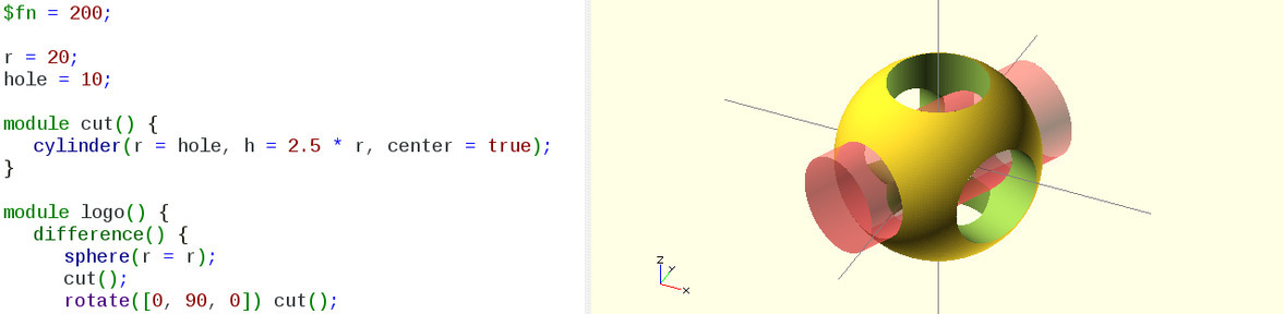S’initier à la modélisation 3D avec OpenSCAD