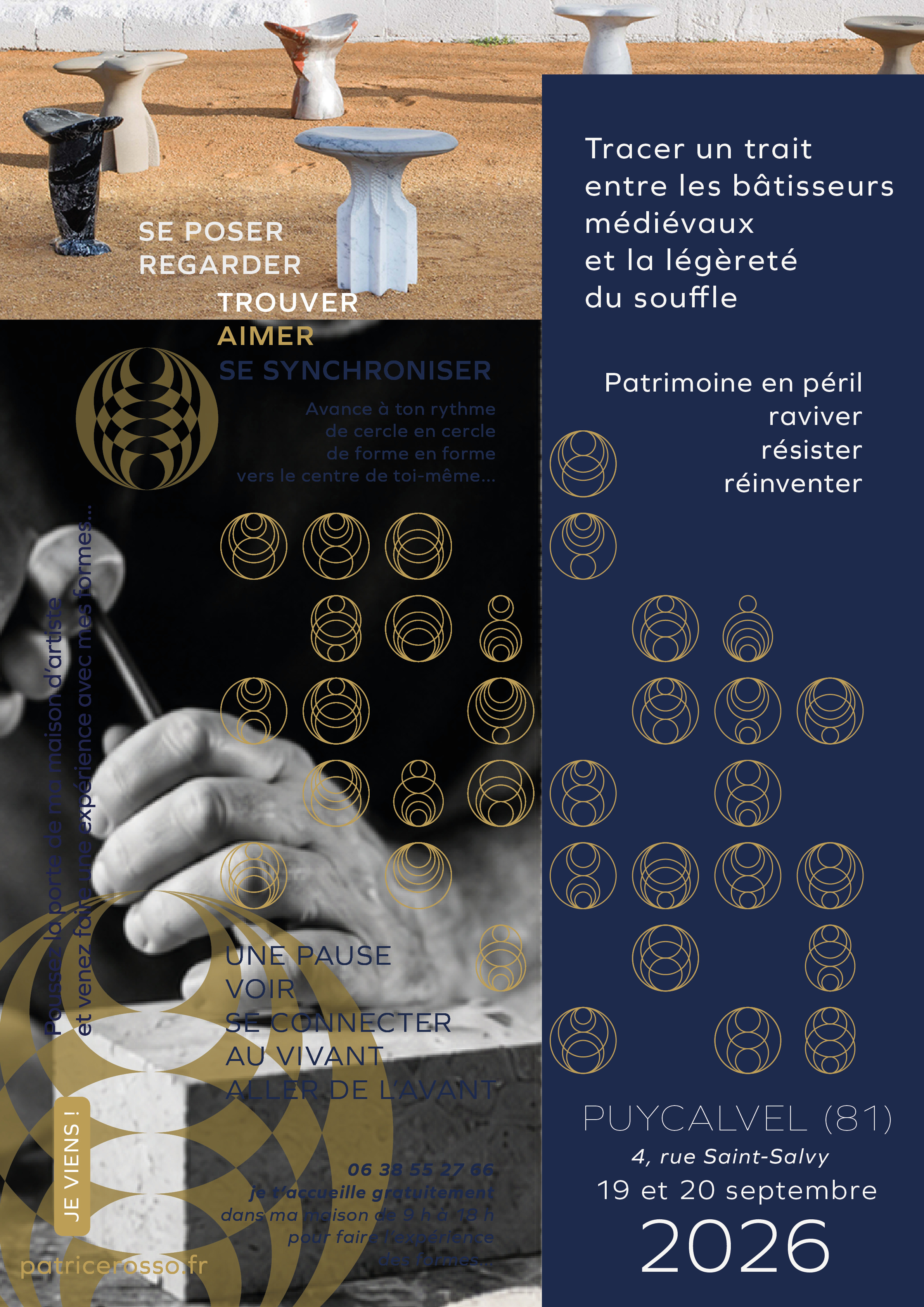 Visite guidée : tracer un trait entre les bâtisseurs médiévaux et la légèreté du souffle
