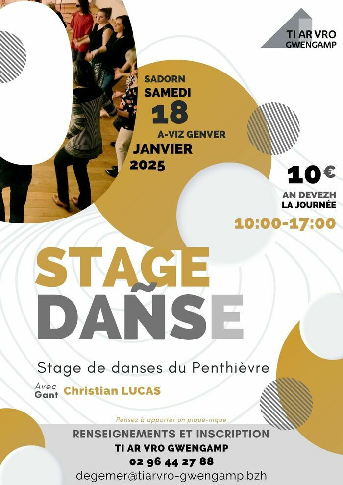 Stage de danse du pays de Loudéac et du Mené Du 18 janv au 1 avr 2025