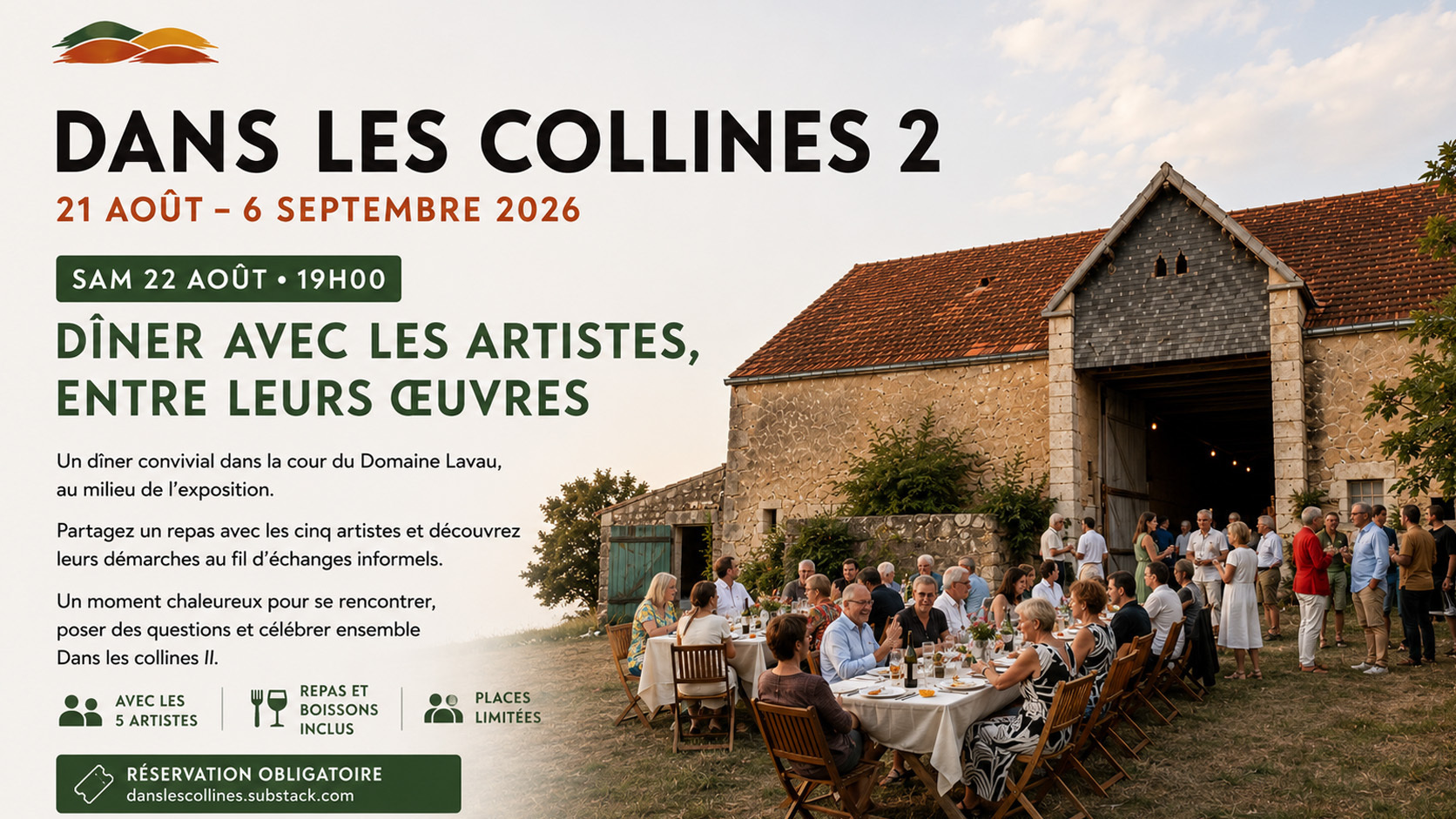 Dîner avec les artistes