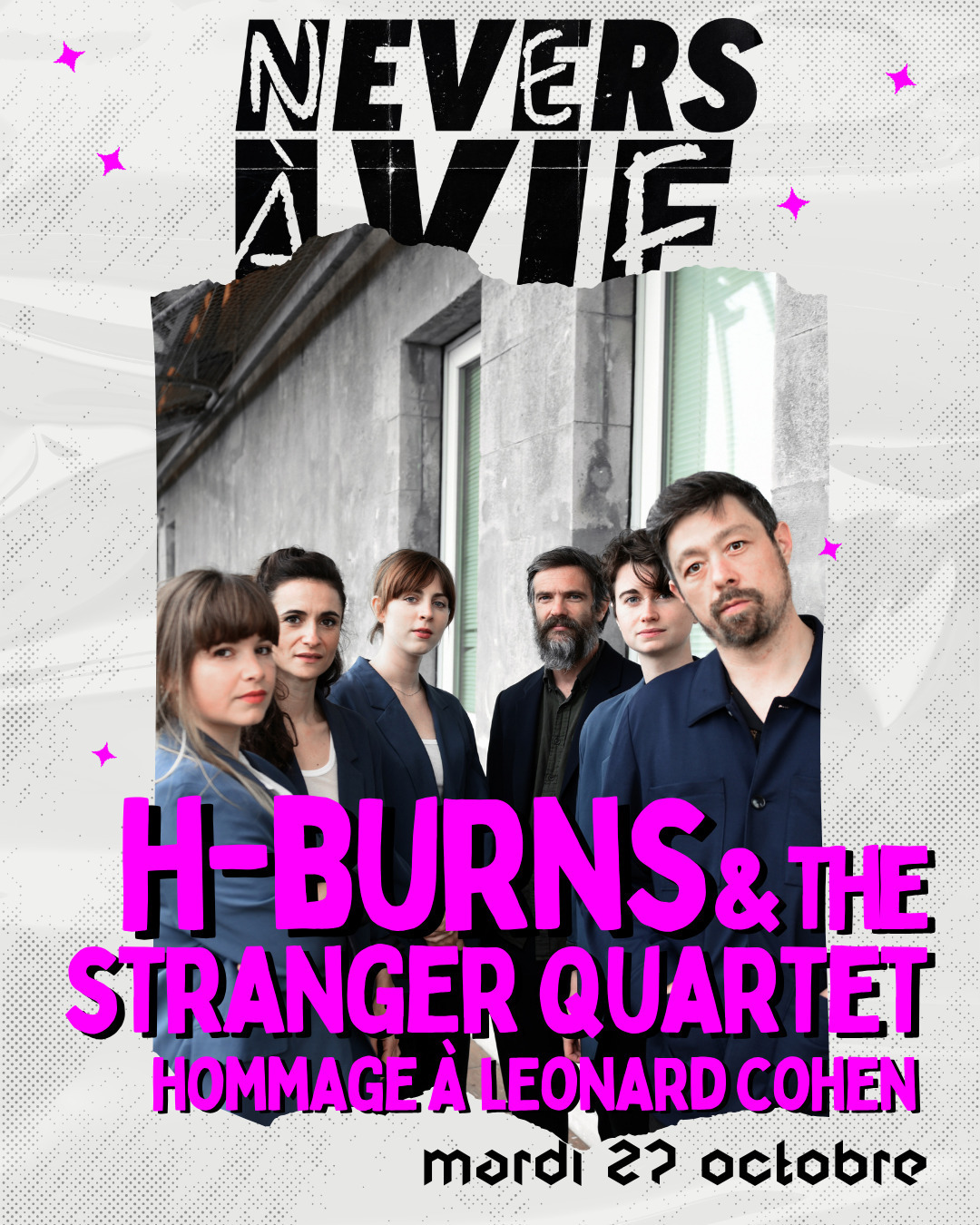 Nevers à Vif 2026 : H-Burns & the Stranger Quartet -hommage à Leonard Cohen-