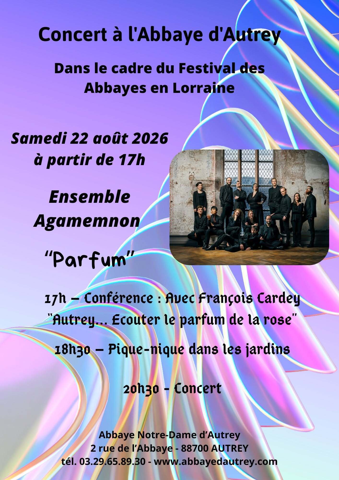 Concert à l'Abbaye d'Autrey