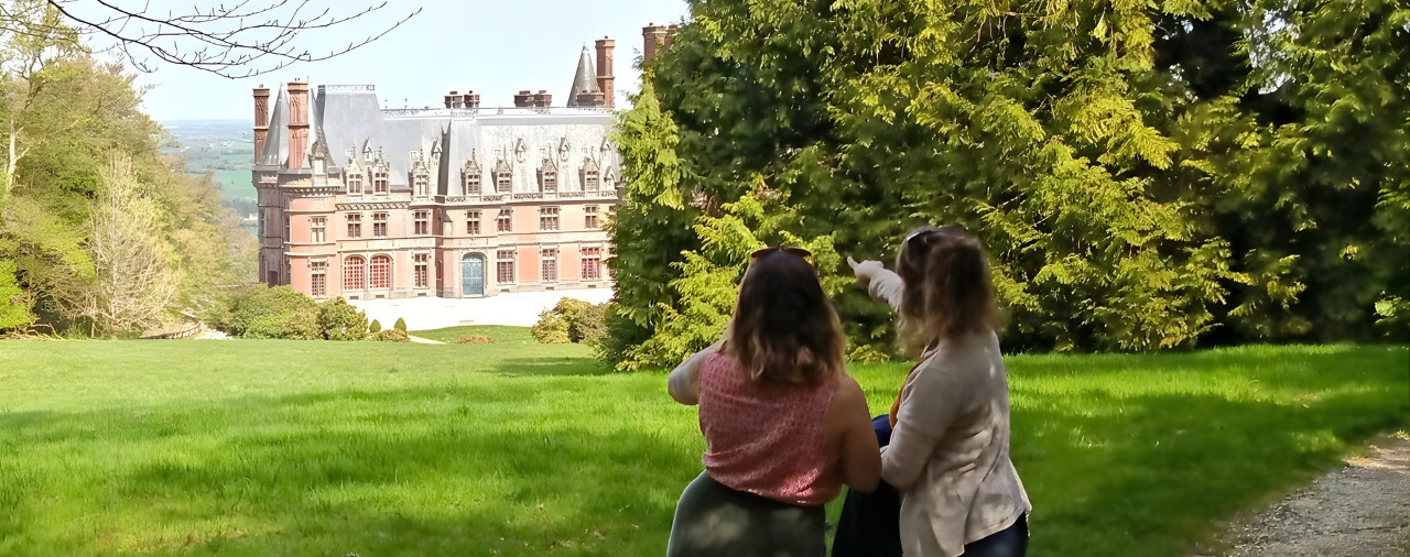 Le château en visu