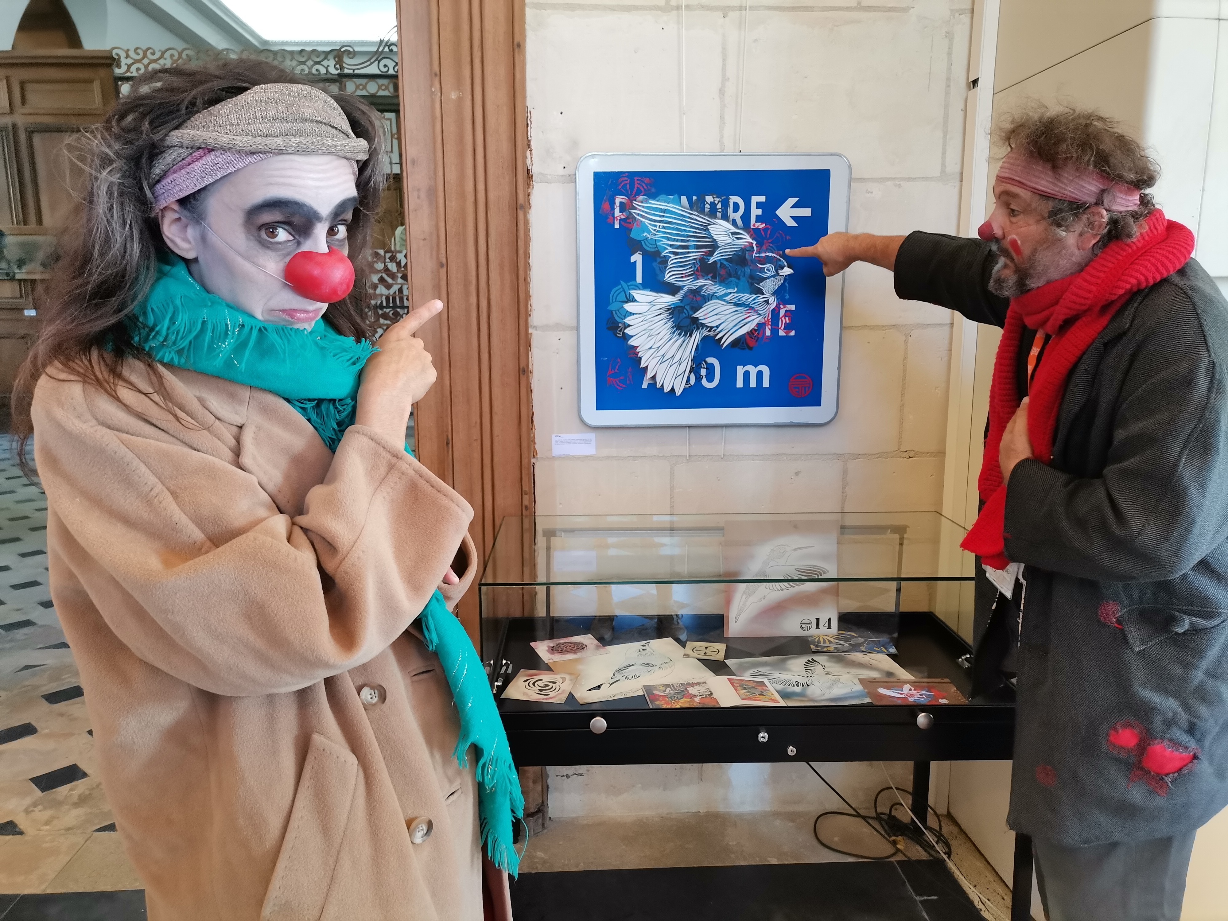 Visite clownesque par la compagnie « Les 2 de la Spontanée »