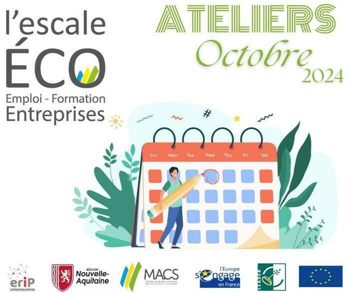 L'Escale Éco organise un atelier d'aide à l'orientation, à la découverte des métiers et à l'élaboration d'un projet professionnel.