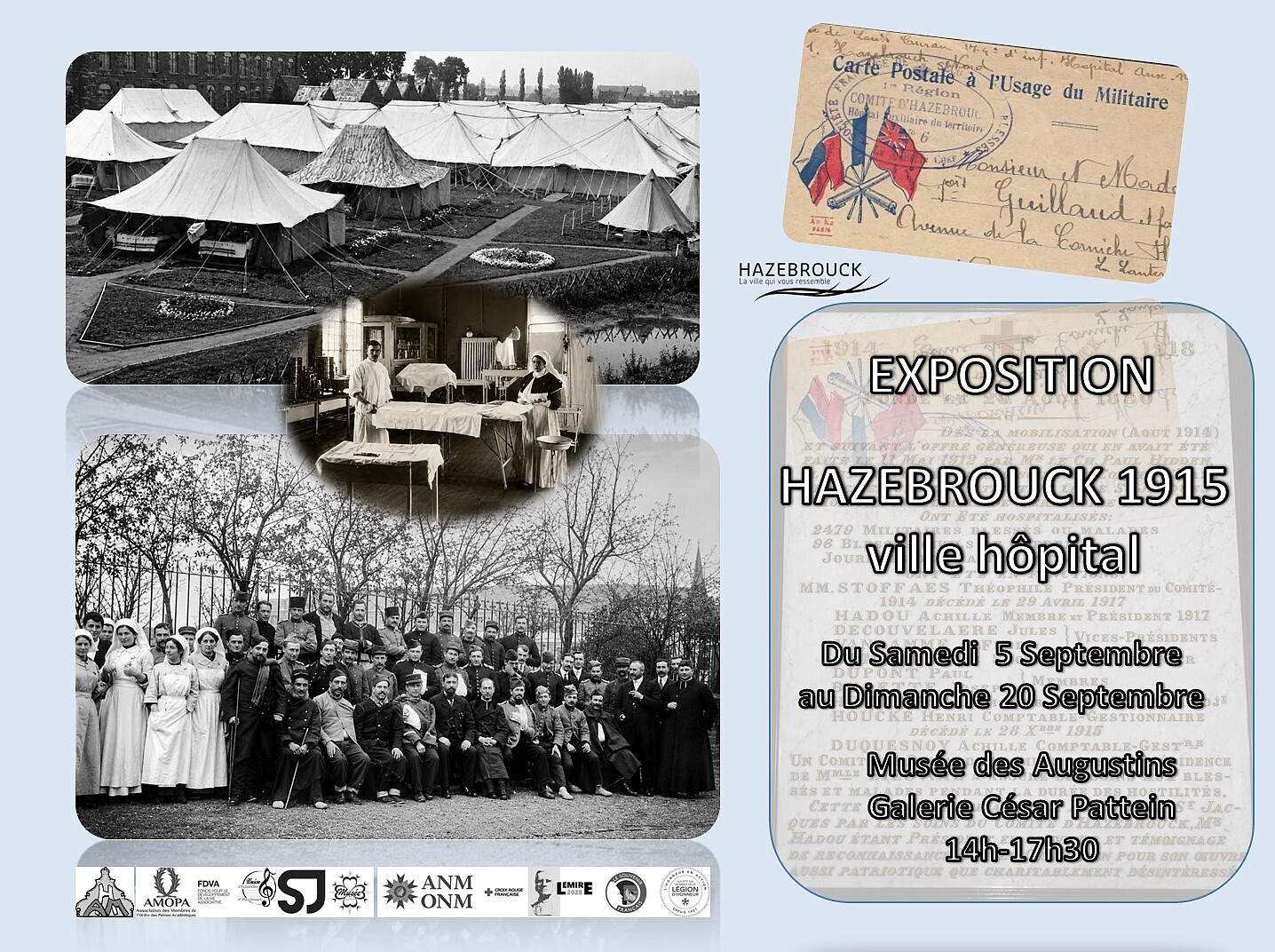 Exposition "Hazebrouck 1915, ville hôpital"