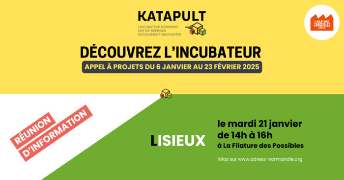 Réunion d'information - Katapult, l'incubateur 100% normand de l'ESS !