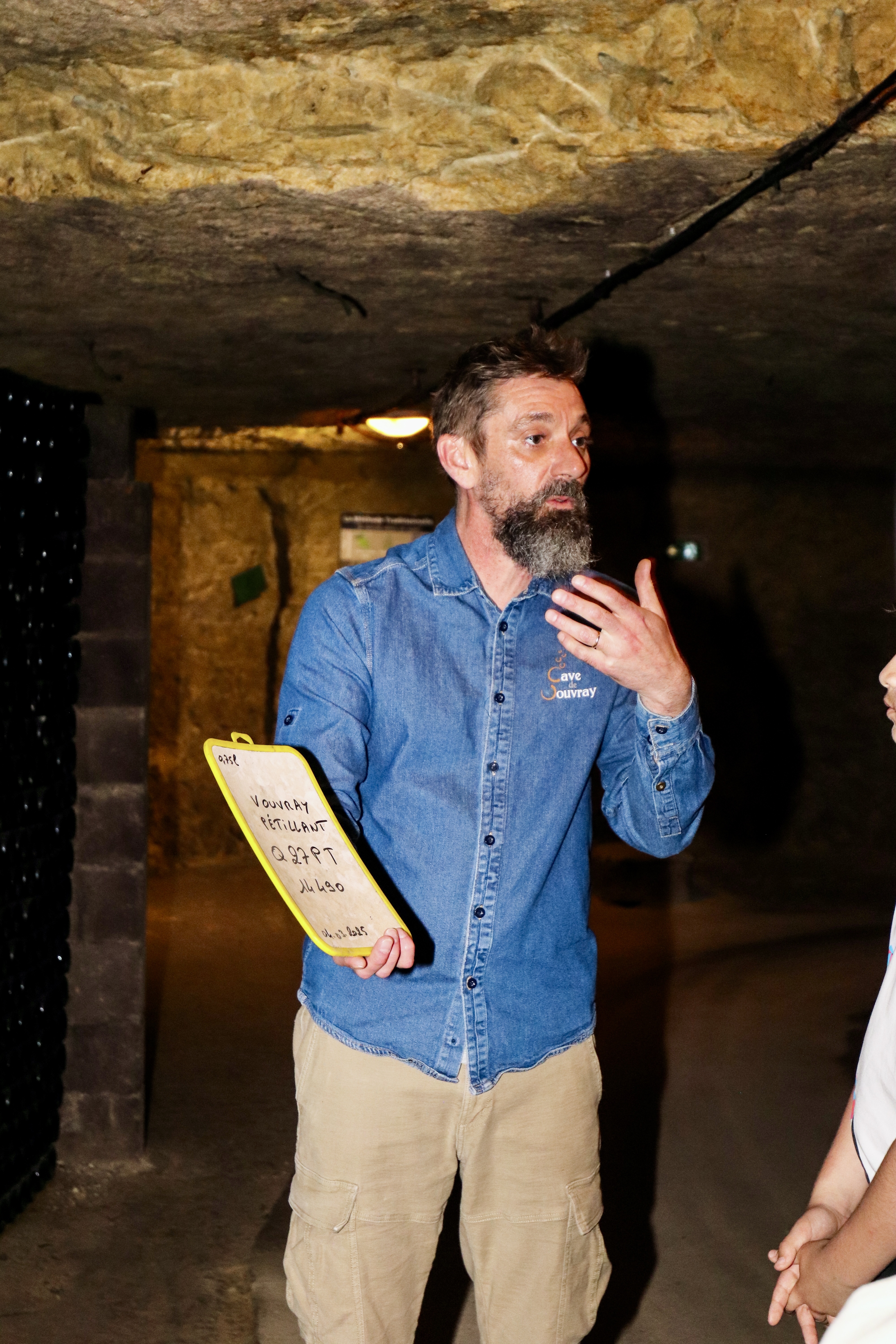 Visite avec dégustation de vins en troglodyte