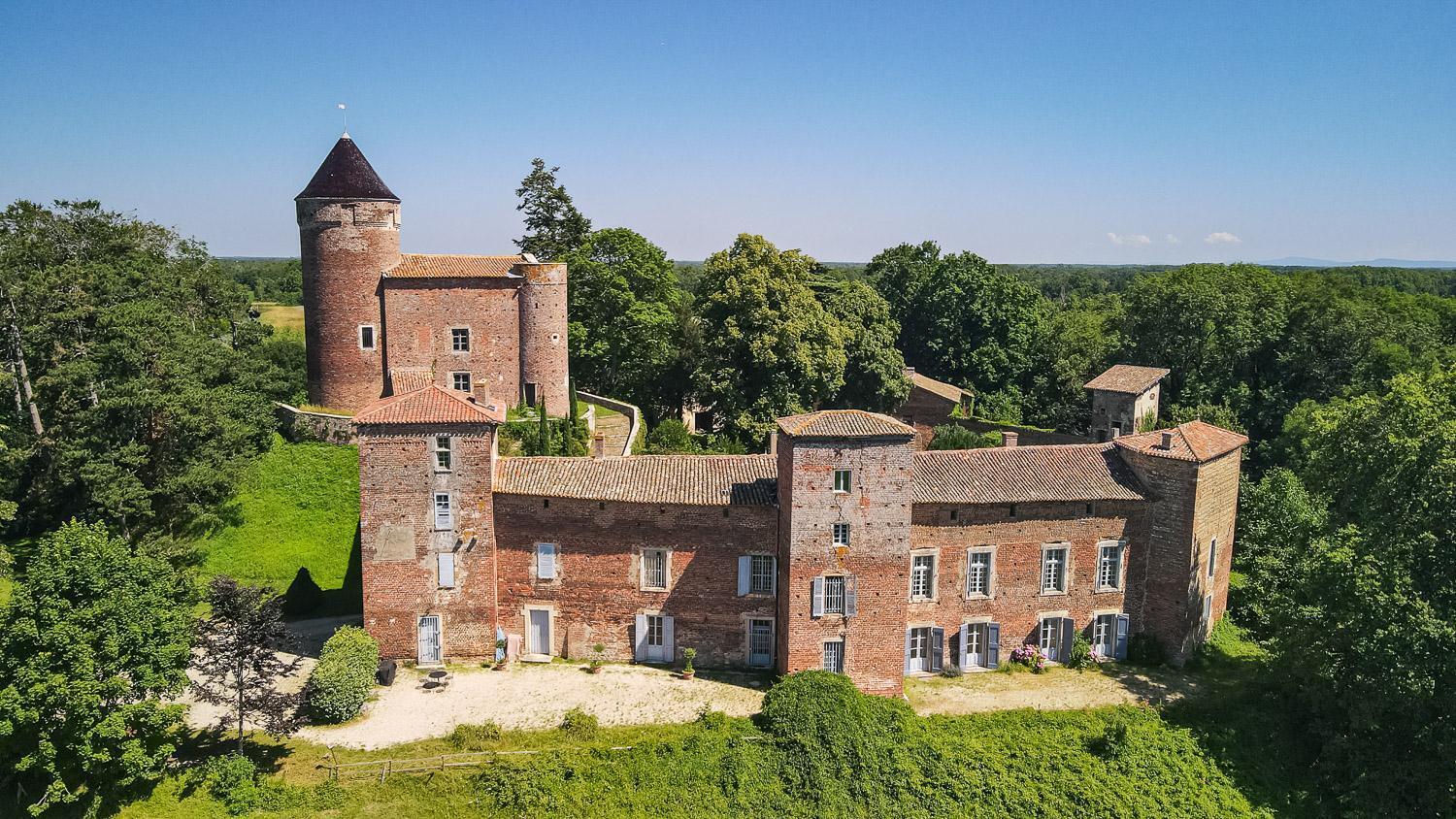 Visite du château du Montellier