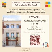 Conférence sur l'Architecture du Quartier Gare par Philippe Latger suivie d'une pause gourmande
