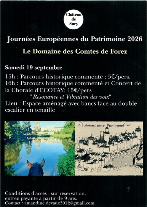 Le Domaine des Comtes de Forez - Château de Sury