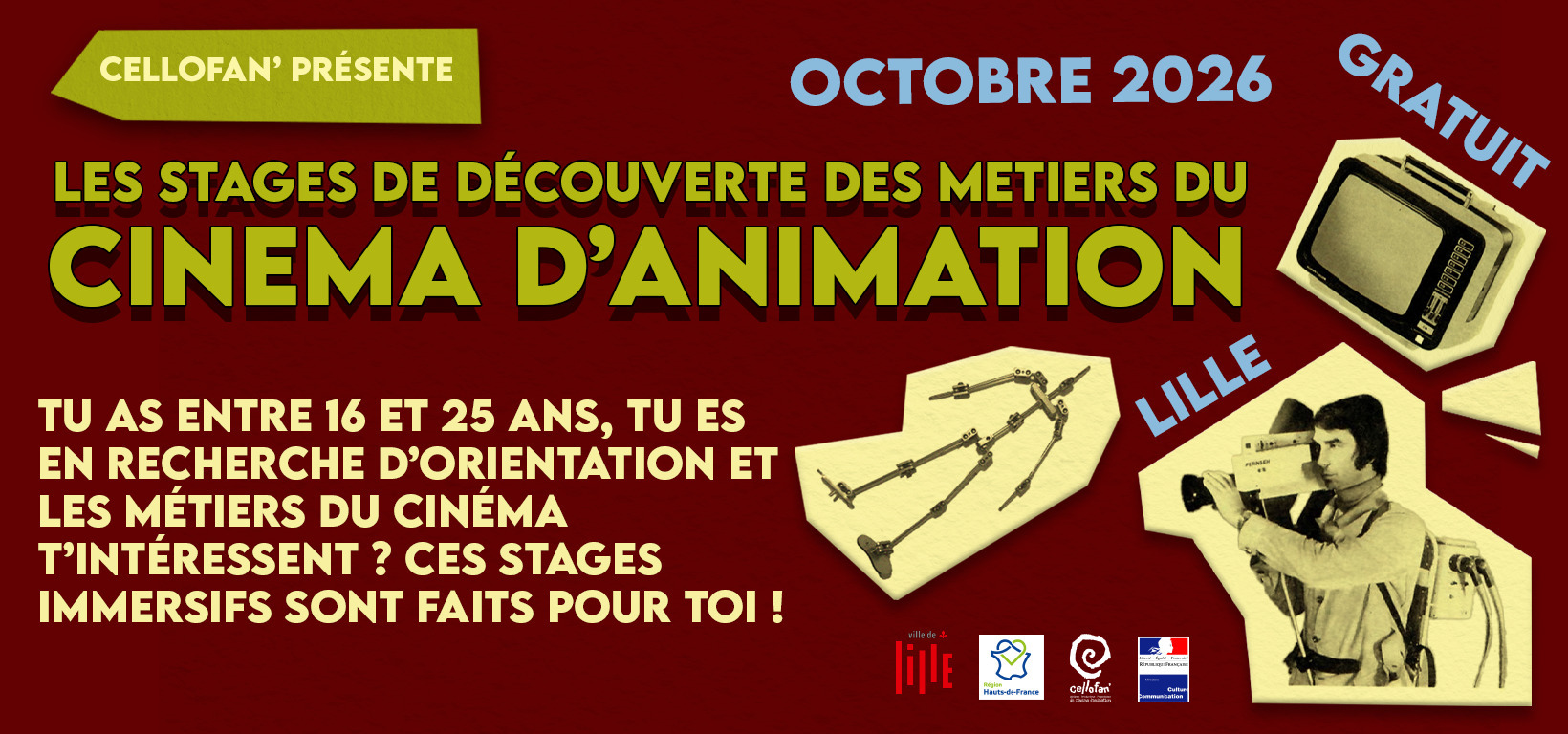 Les stages de découverte des métiers du cinéma d'animation