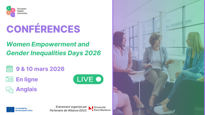 Deux journées de conférences en ligne pour penser et agir face aux inégalités de genre