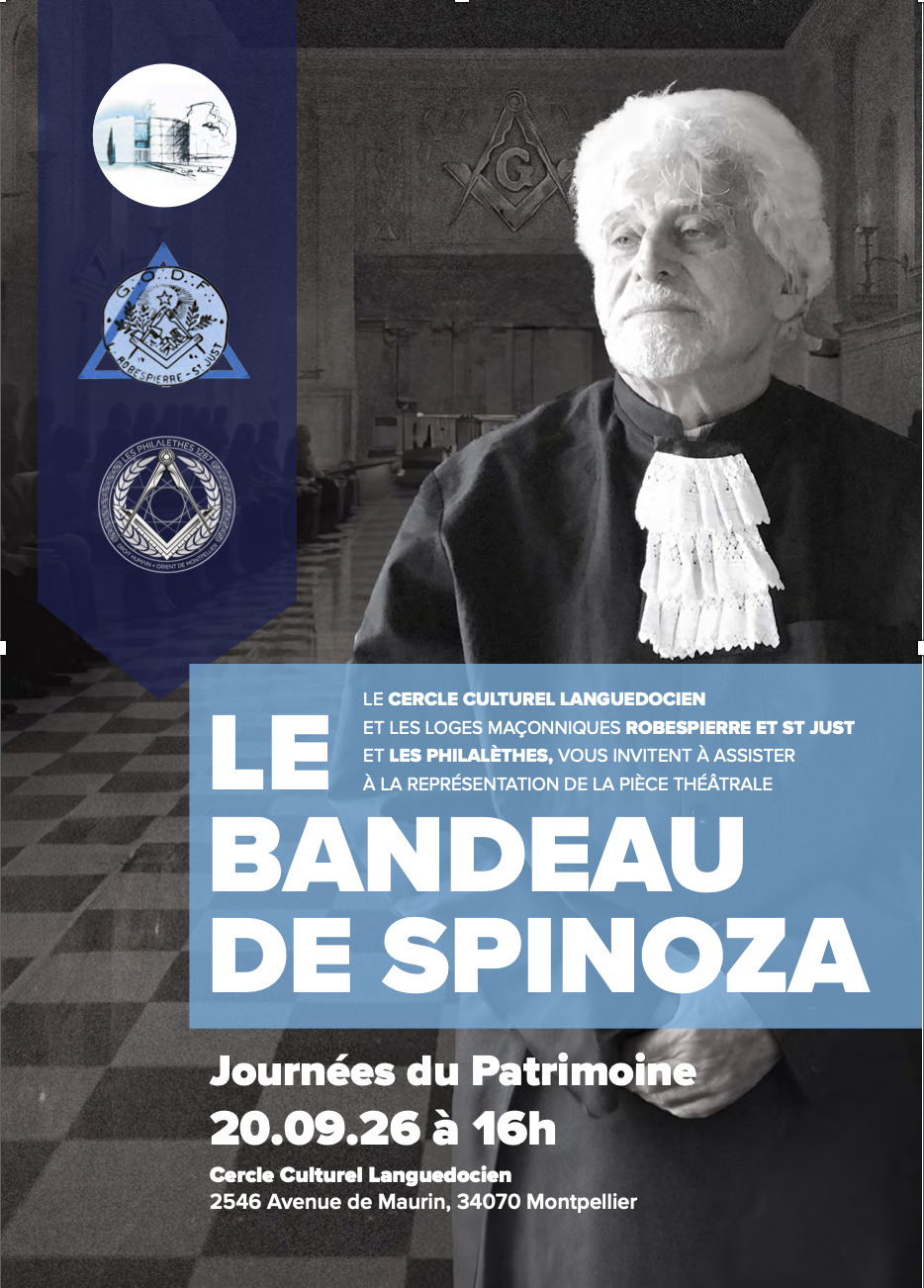Spectacle : le bandeau de Spinoza