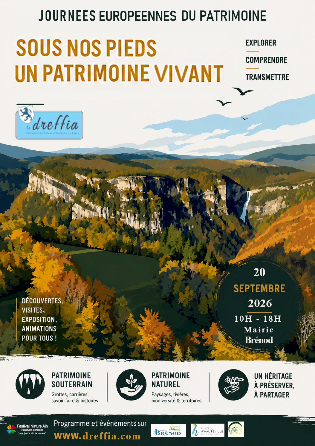 Journée du patrimoine : "Le patrimoine naturel du Plateau d'Hauteville-Brénod"