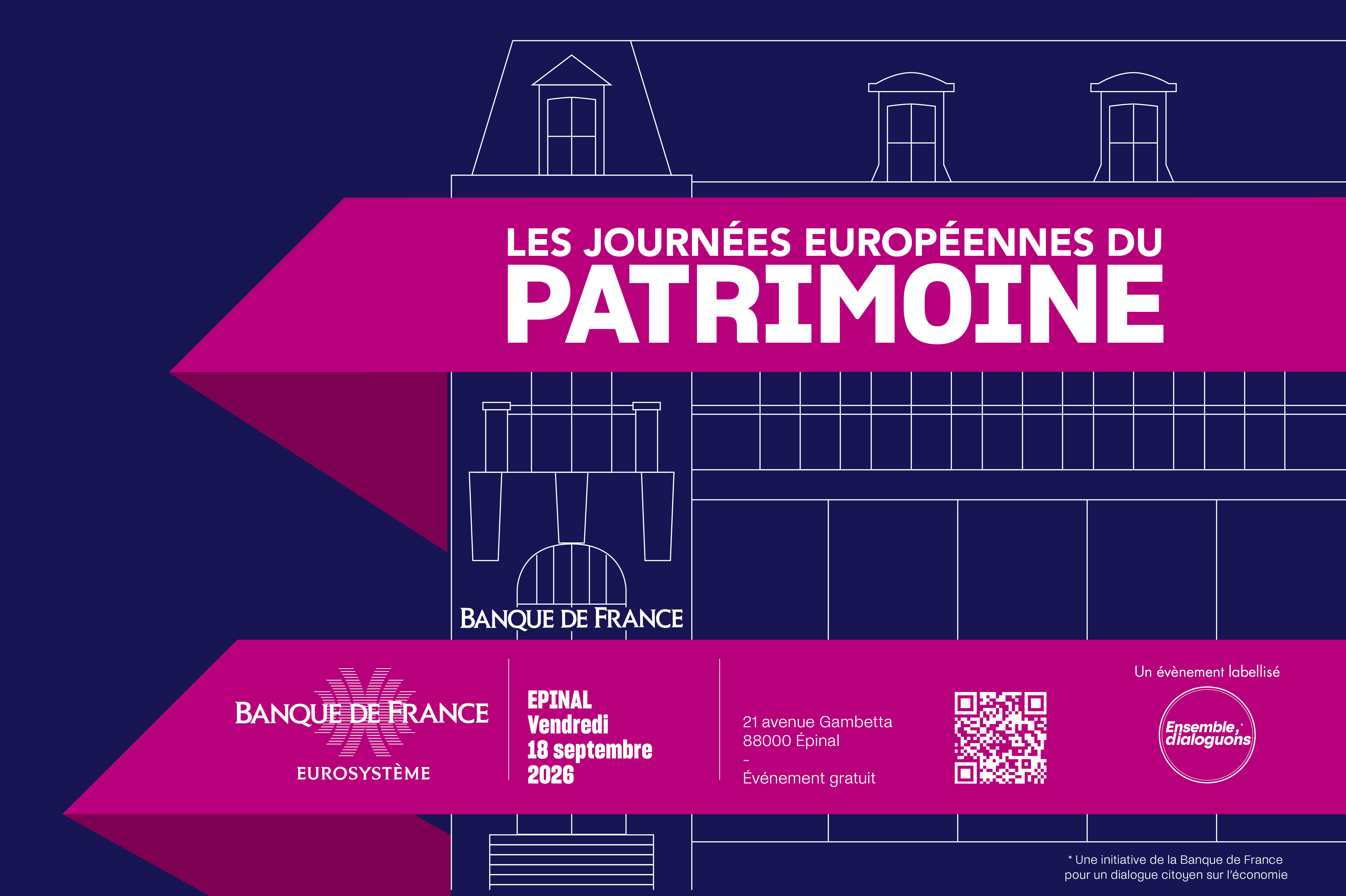 Venez découvrir la Banque de France à Epinal