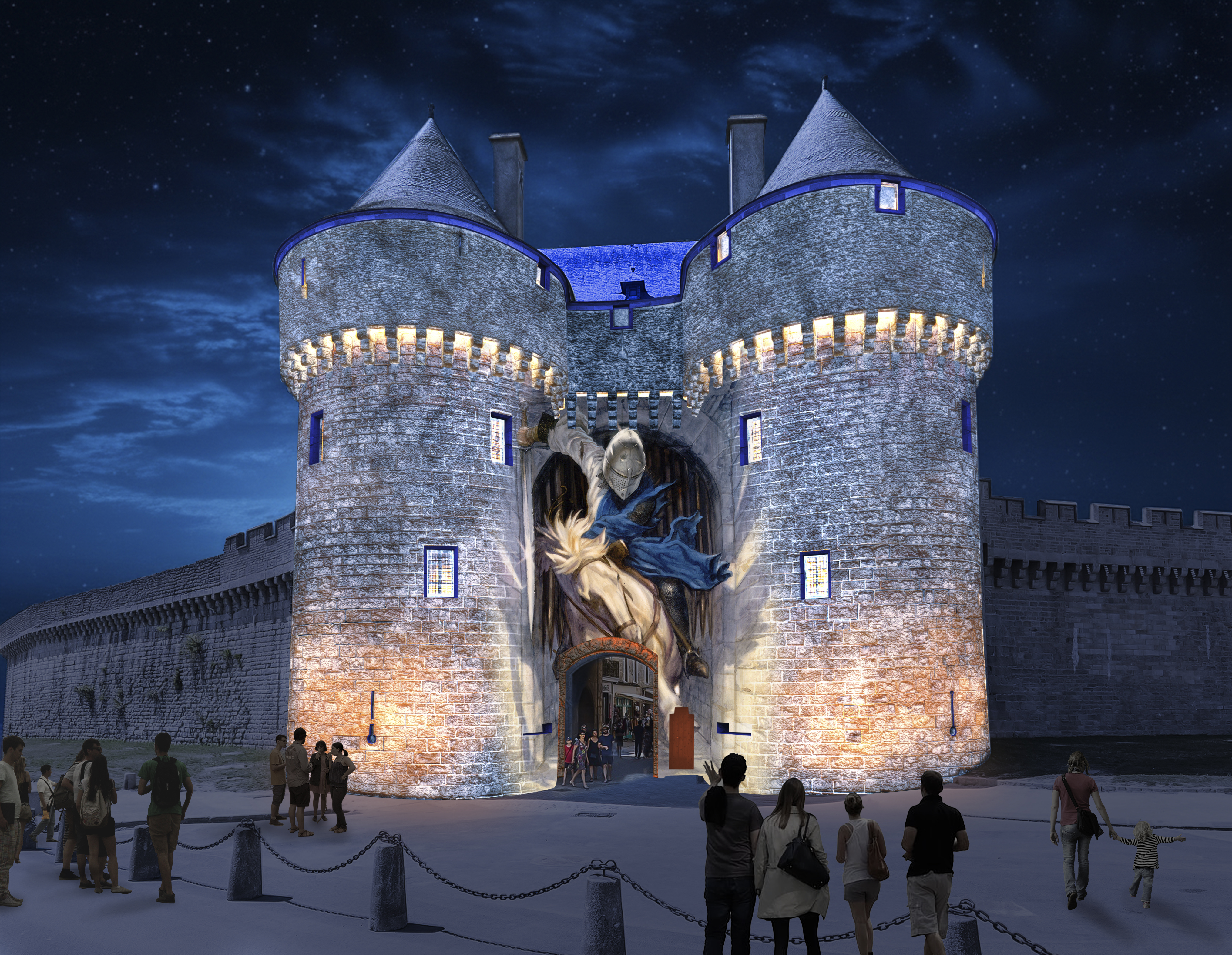 Voyages fantastiques à travers l’art de John Howe - Projection monumentale à la Porte Saint-Michel