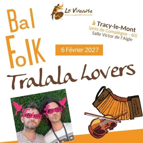 Bal folk de La Virevolte avec le Duo Maï et les Tralala Lovers