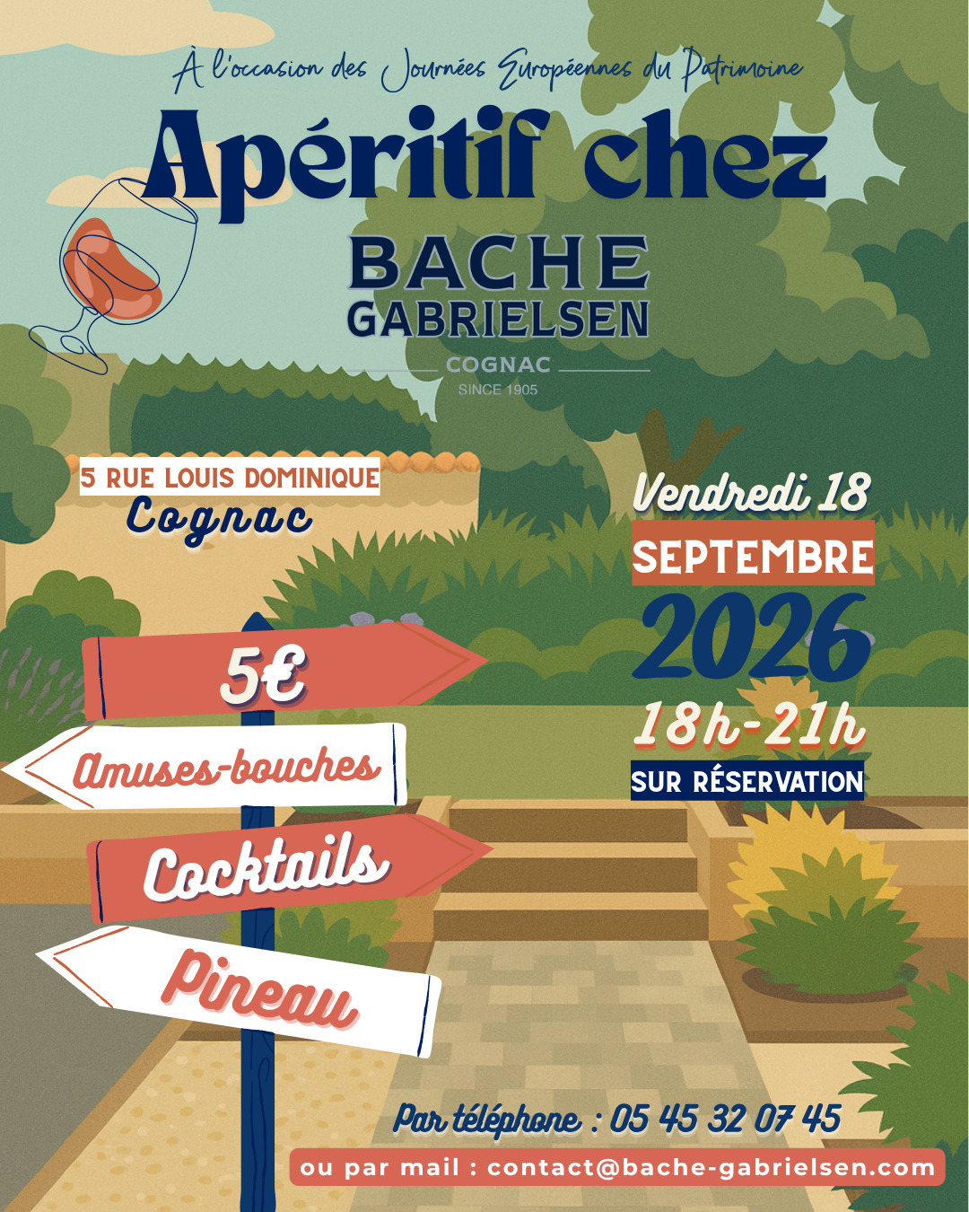 Apéritif du patrimoine à la Maison Bache-Gabrielsen
