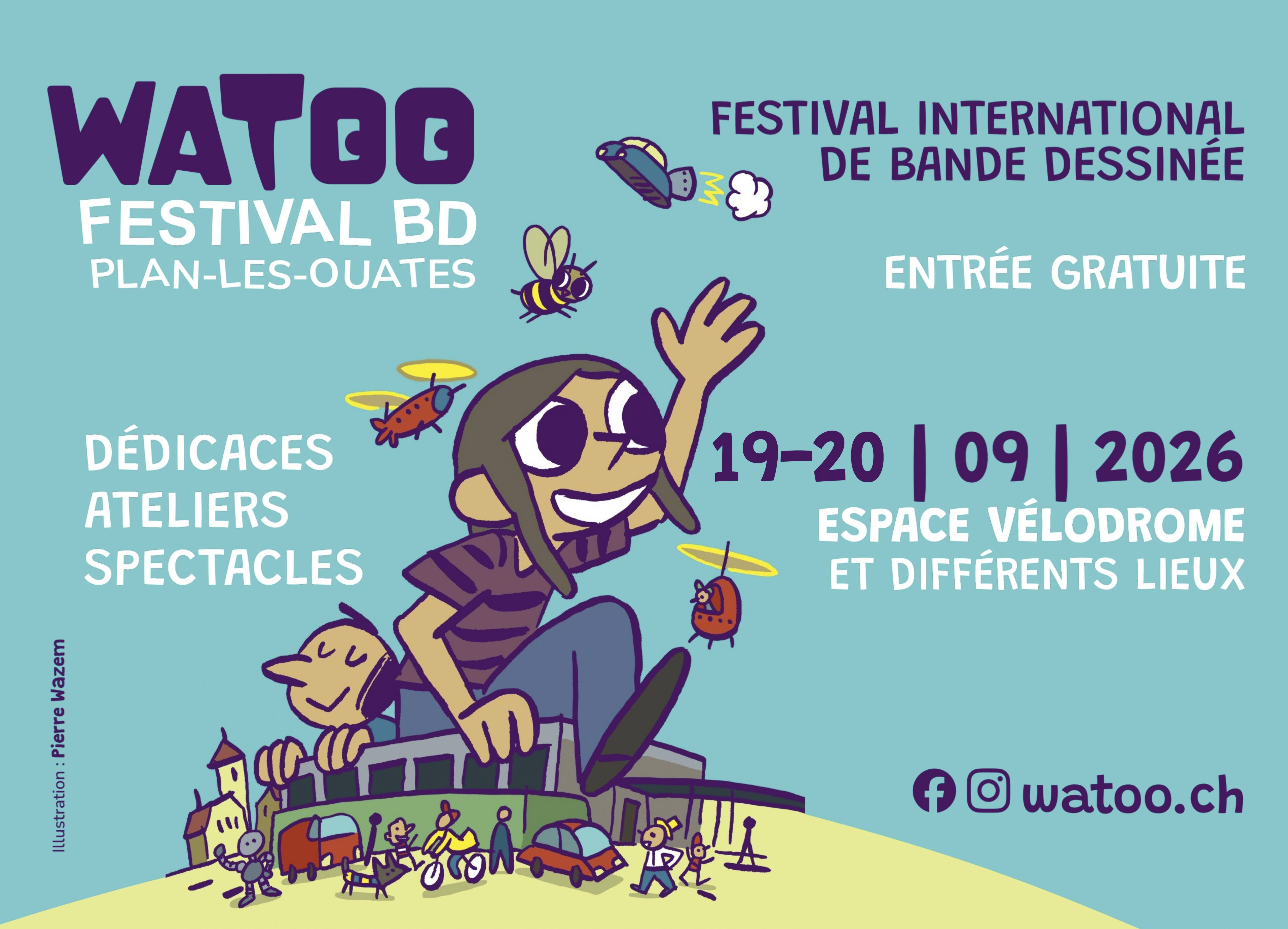 Festival international de bande dessinée jeunesse et tout public, avec des artistes très célèbres, de la région et d'ailleurs, des animations, des expositions et un spectacle pour les plus jeunes