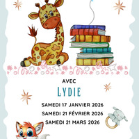 Aux rendez-vous des bébés lecteurs animés par Lydie