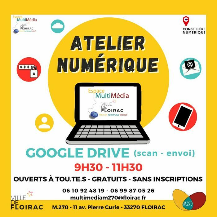 Atelier Numérique - Google Drive (scan - envoi)