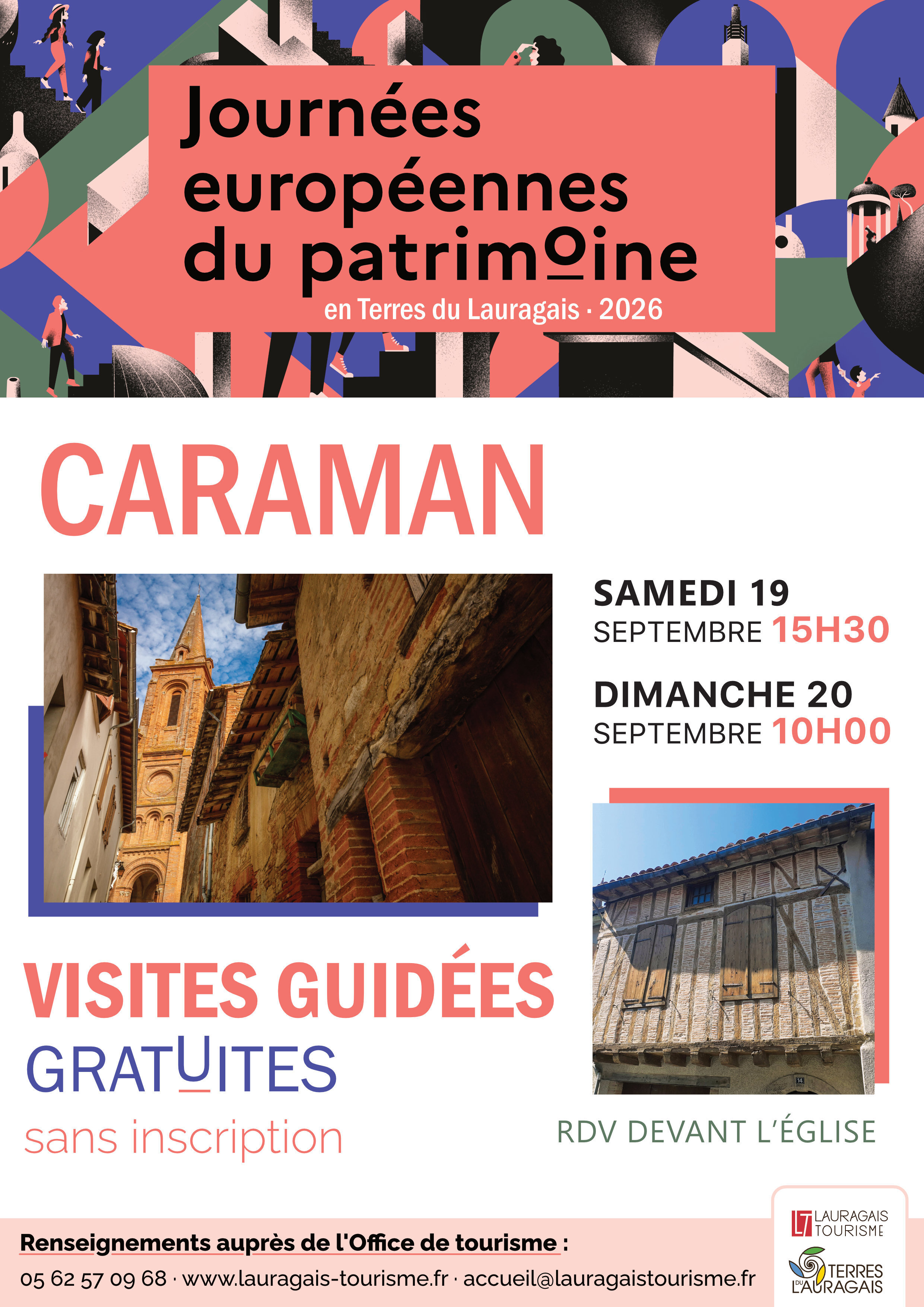 Visite guidée de Caraman