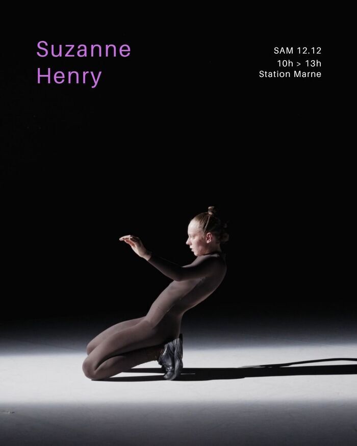 Affiche — Rebonds - Atelier chorégraphique avec Suzanne Henry