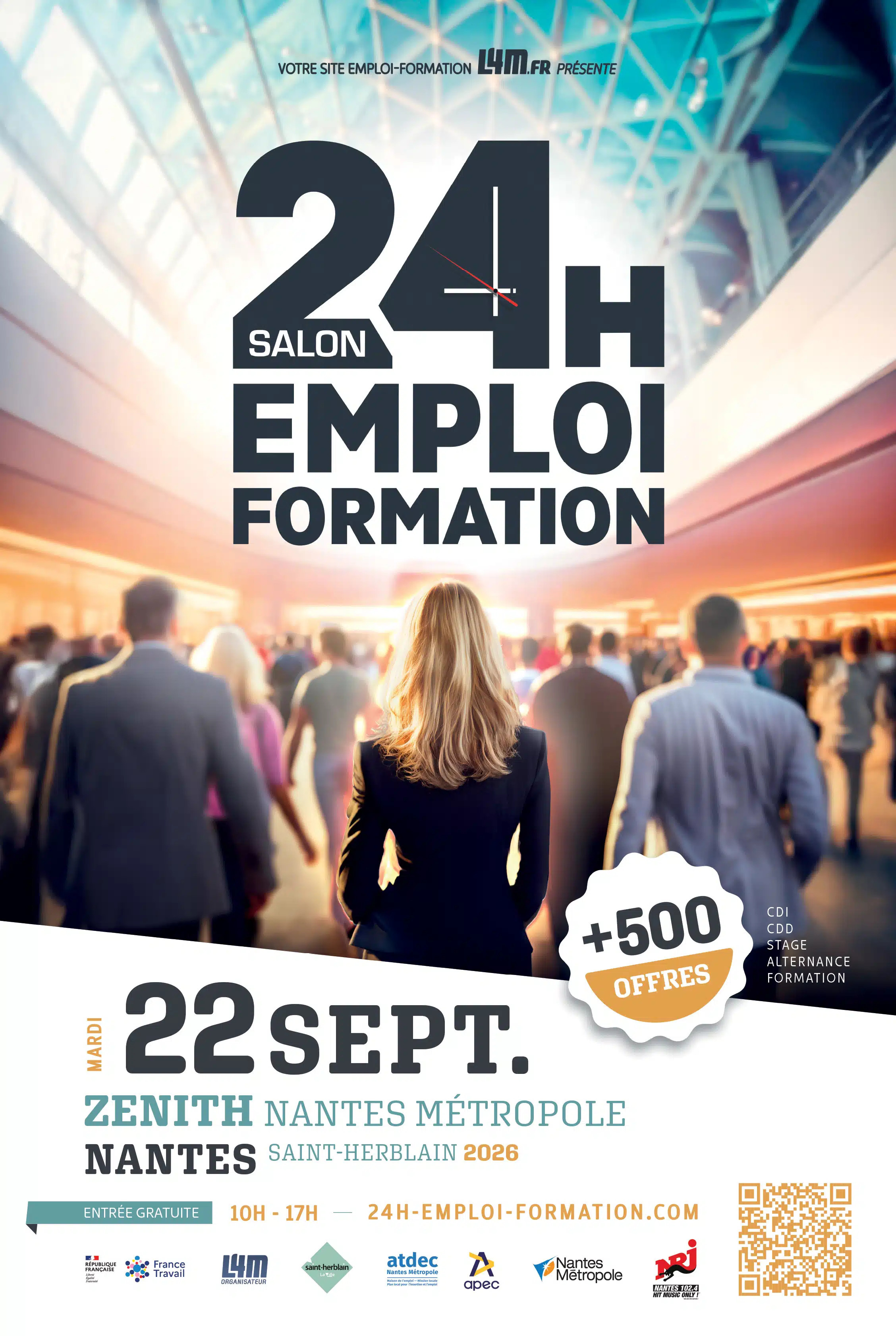 Salon 24 heures pour l’emploi et la formation