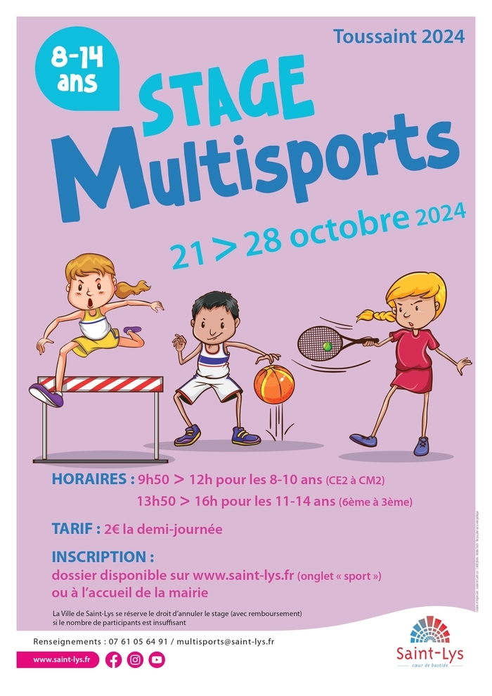 stage multisports 8-14 ans