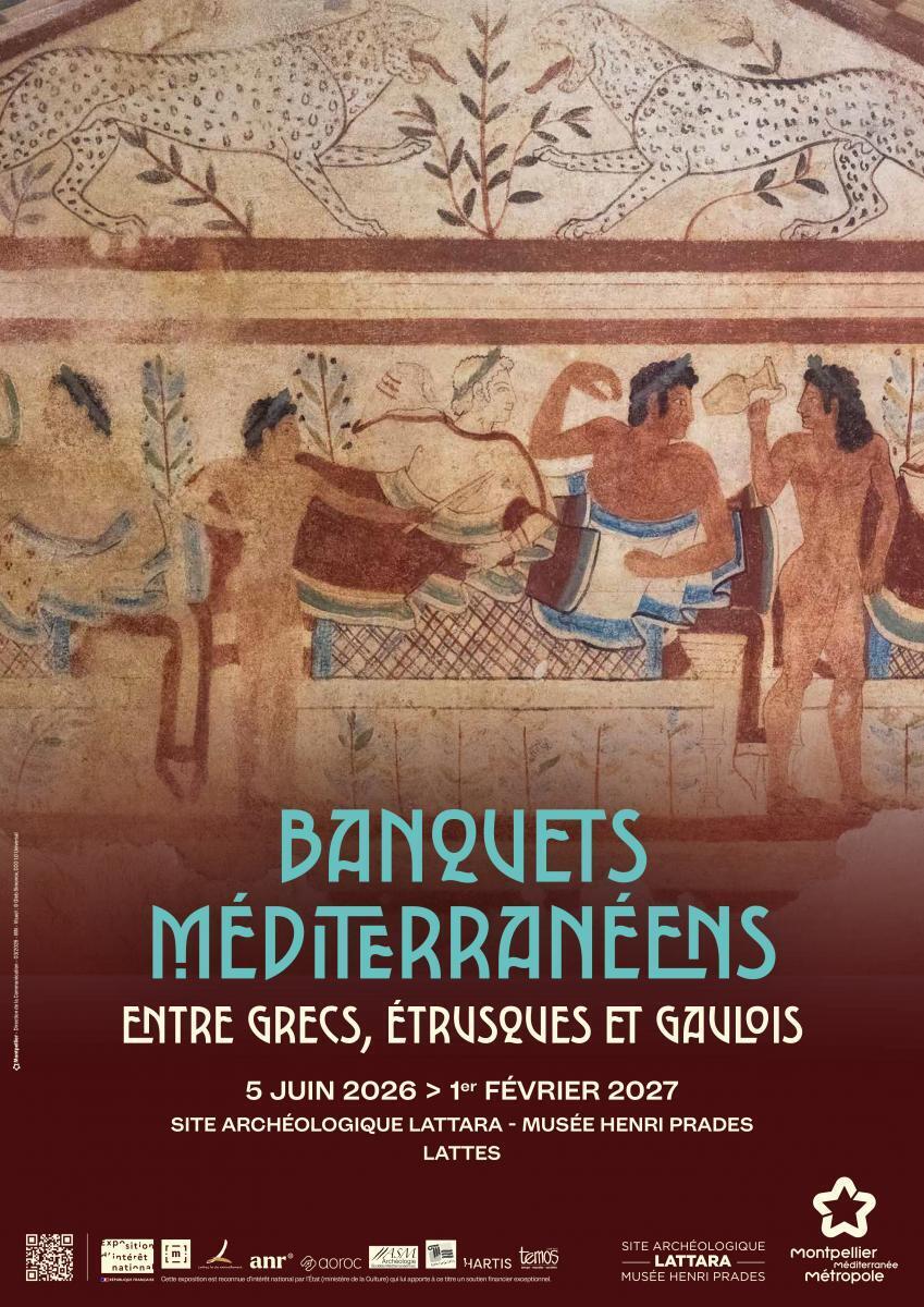 Lattara : visite libre de l'exposition « Banquets méditerranéens entre Grecs, Étrusques et Gaulois »